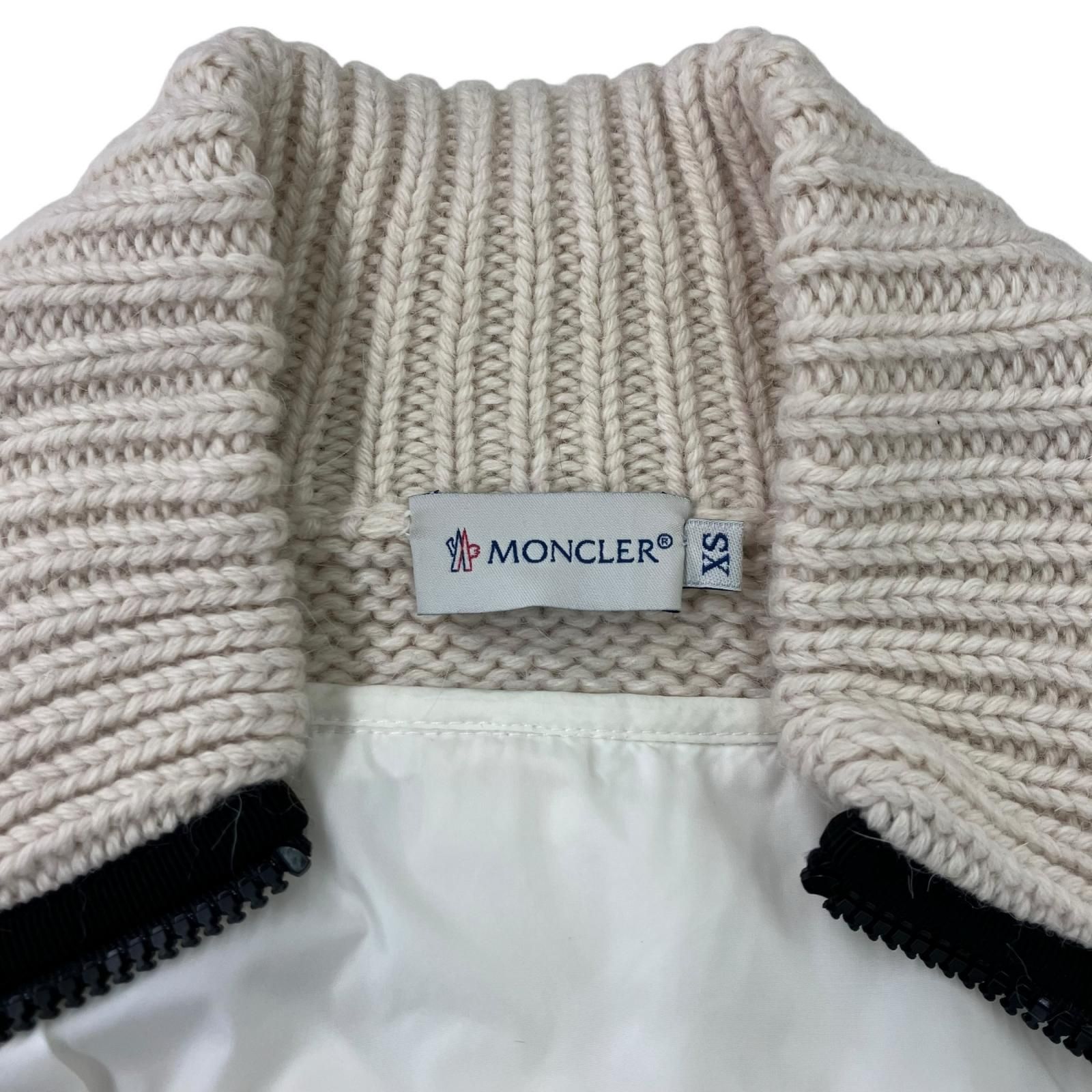 186005 現状品 MONCLER モンクレール MONCLER ニット×ダウンジャケット