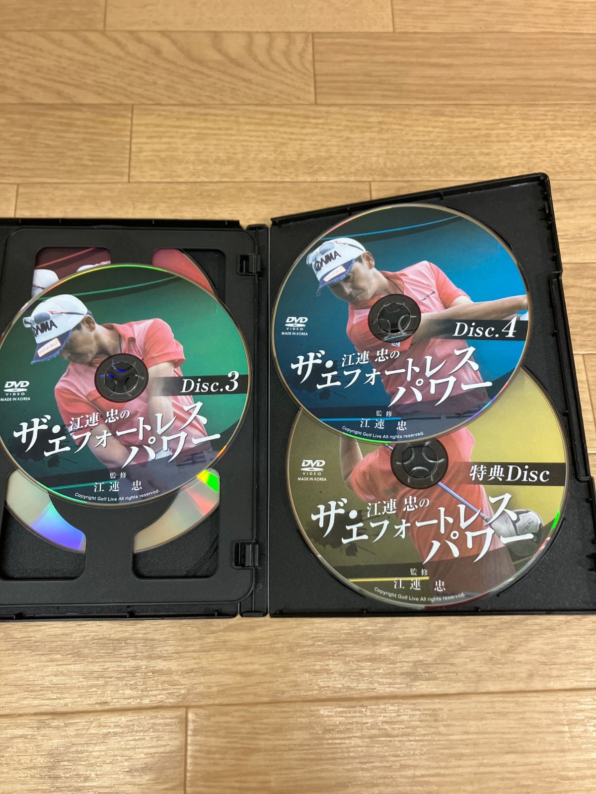 ☆江連忠のザ・エフォートレスパワー 5枚組 DVD 《IW10H》51712 ☆江連忠のザ・エフォートレスパワー 5枚組 DVD 《IW10H》51712