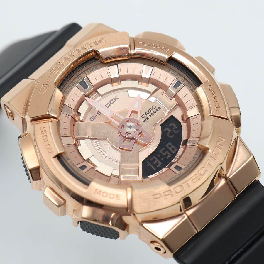 美品】CASIO G-SHOCK GM-S110PG-1AJF アナログコンビモデル110シリーズ
