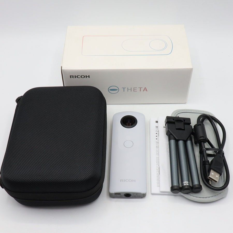 美品】RICOH THETA SC ホワイト 910740 全天球カメラ 360度カメラ 