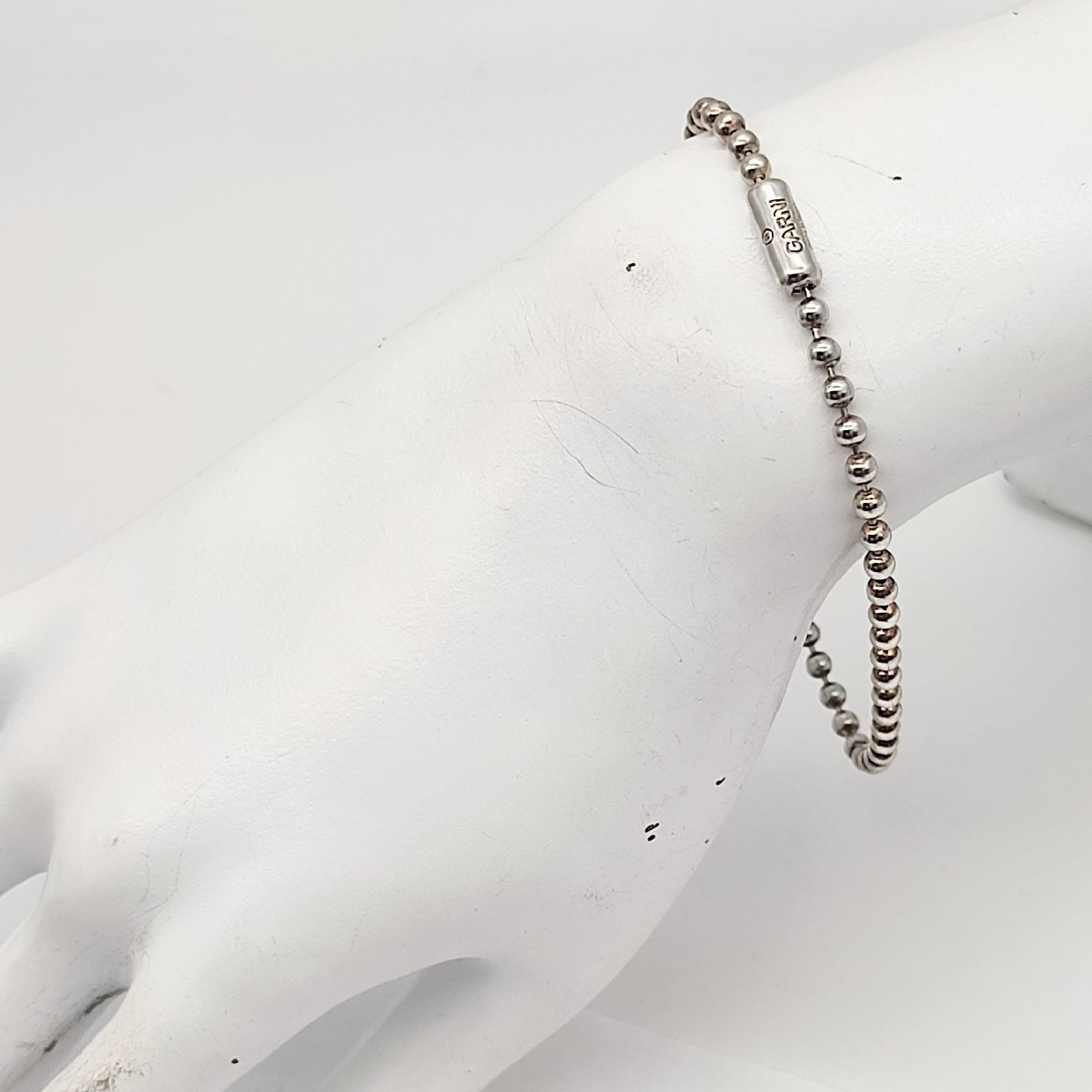 美品】GARNI ガルニ ボールチェーンブレスレット MADE IN JAPAN 3mm 