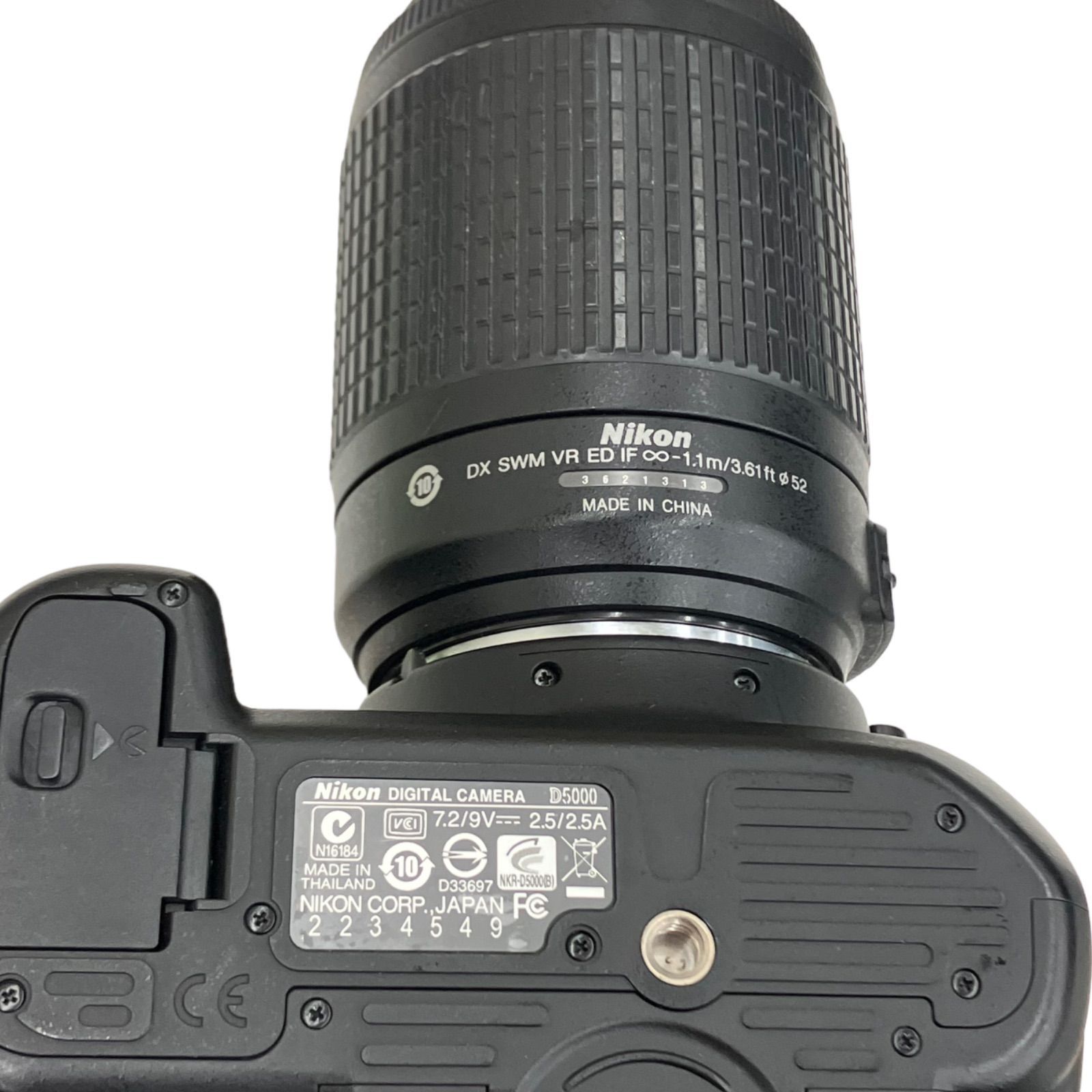 186000 現状品 Nikon ニコン デジタル一眼 D5000 ブラック