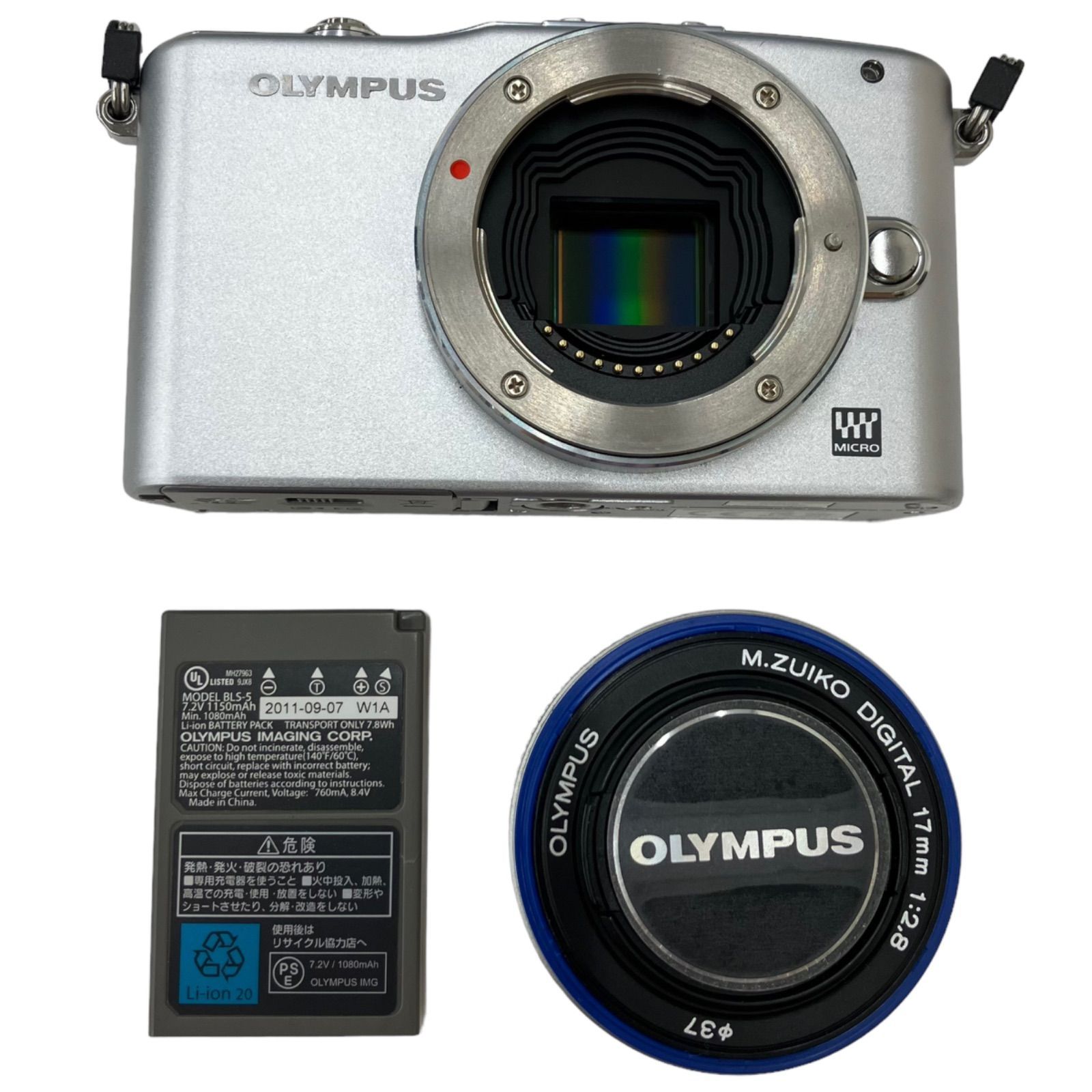 186000 現状品 OLYMPUS オリンパス ミラーレス一眼 PEN mini E-PM1 