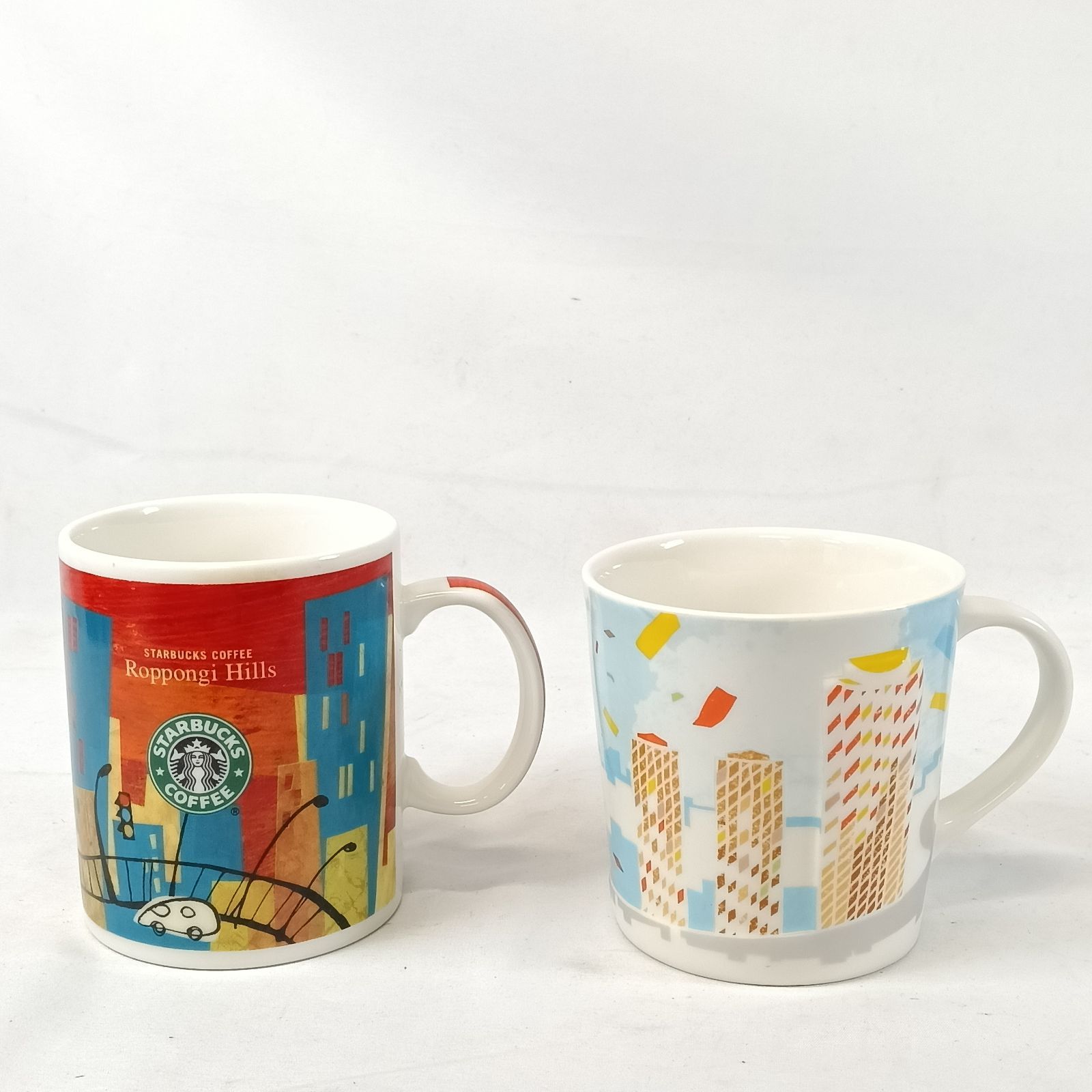 美品 スタバ Starbucks 六本木ヒルズ限定 マグカップ 2点セット
