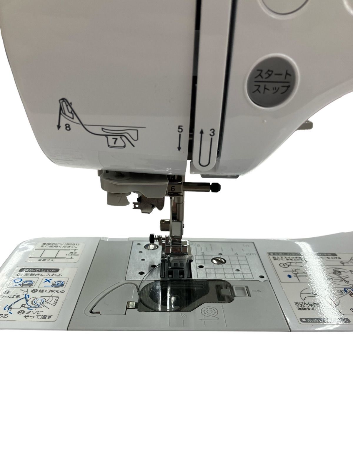 SG00001 現状品 BROTHER ブラザー ミシン parie EMM1901  ホワイト [A1000025407852A] brother ブラザー コンピューターミシン 刺しゅう機能付き parie