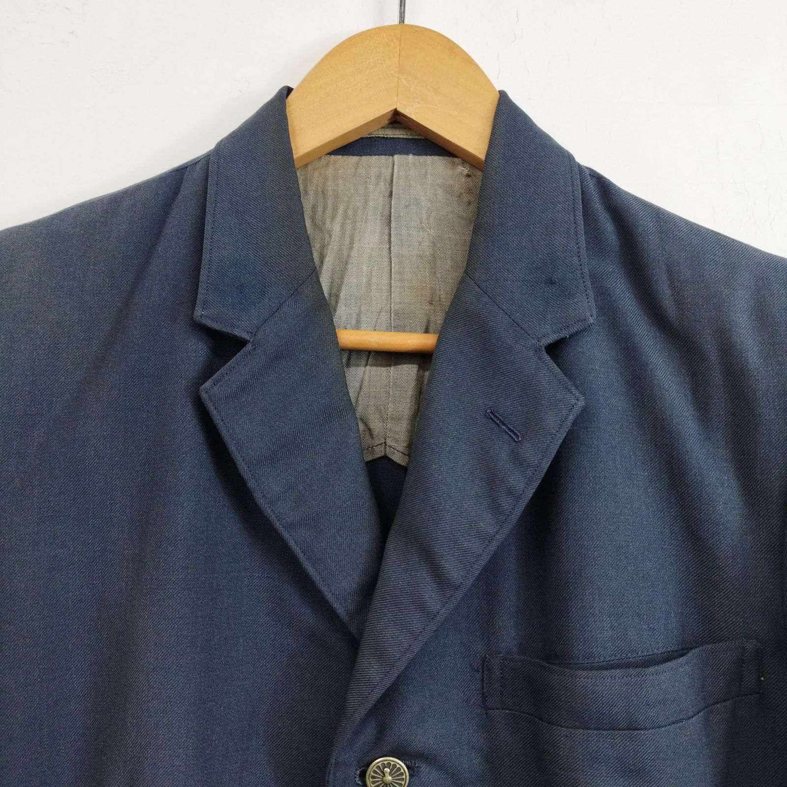 日本国有鉄道 国鉄 制服 作業着 ナッパ服 上下 テーラード ジャケット 