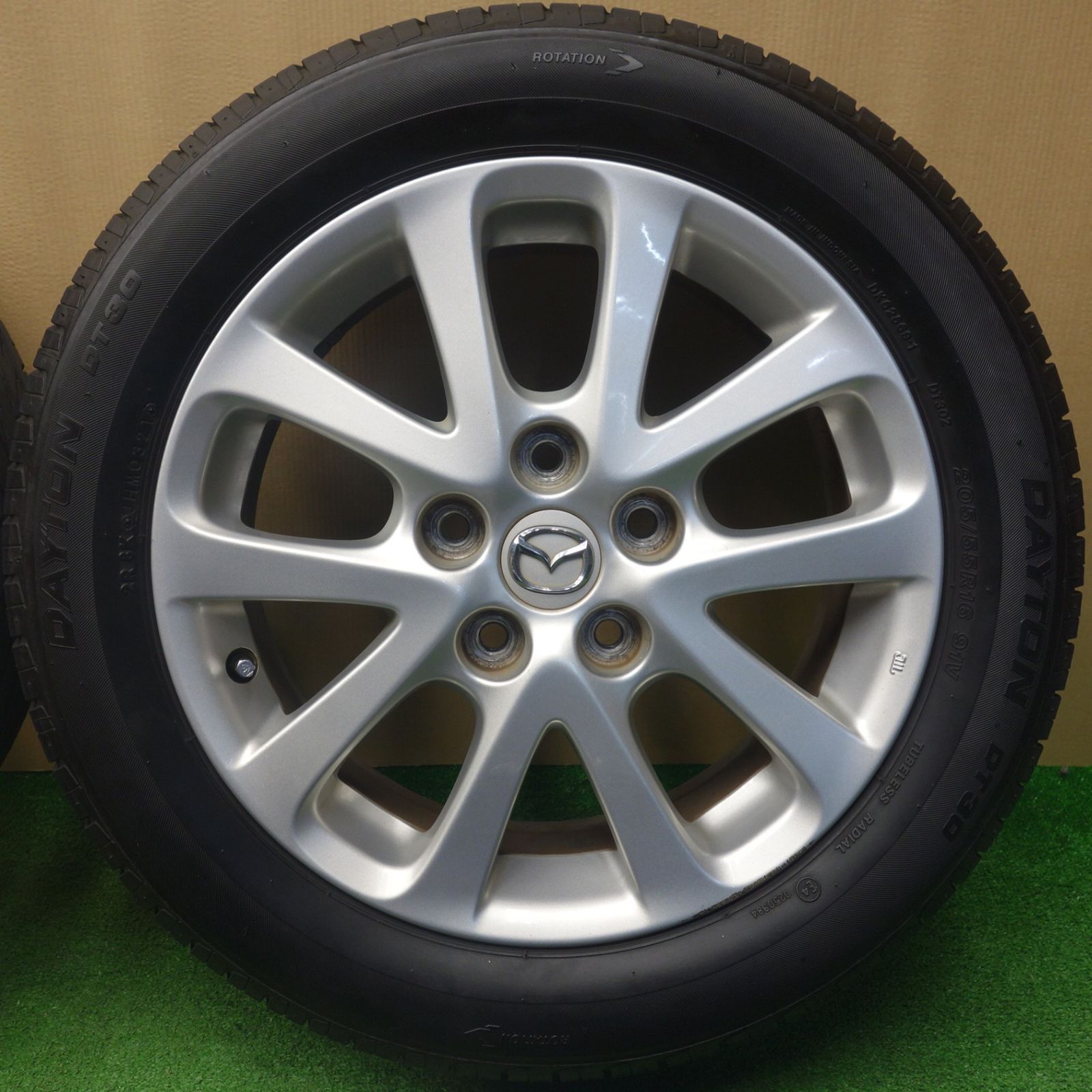 キレイ☆マツダ プレマシー アクセラ 純正 205/55R16 デイトン DT30 16 