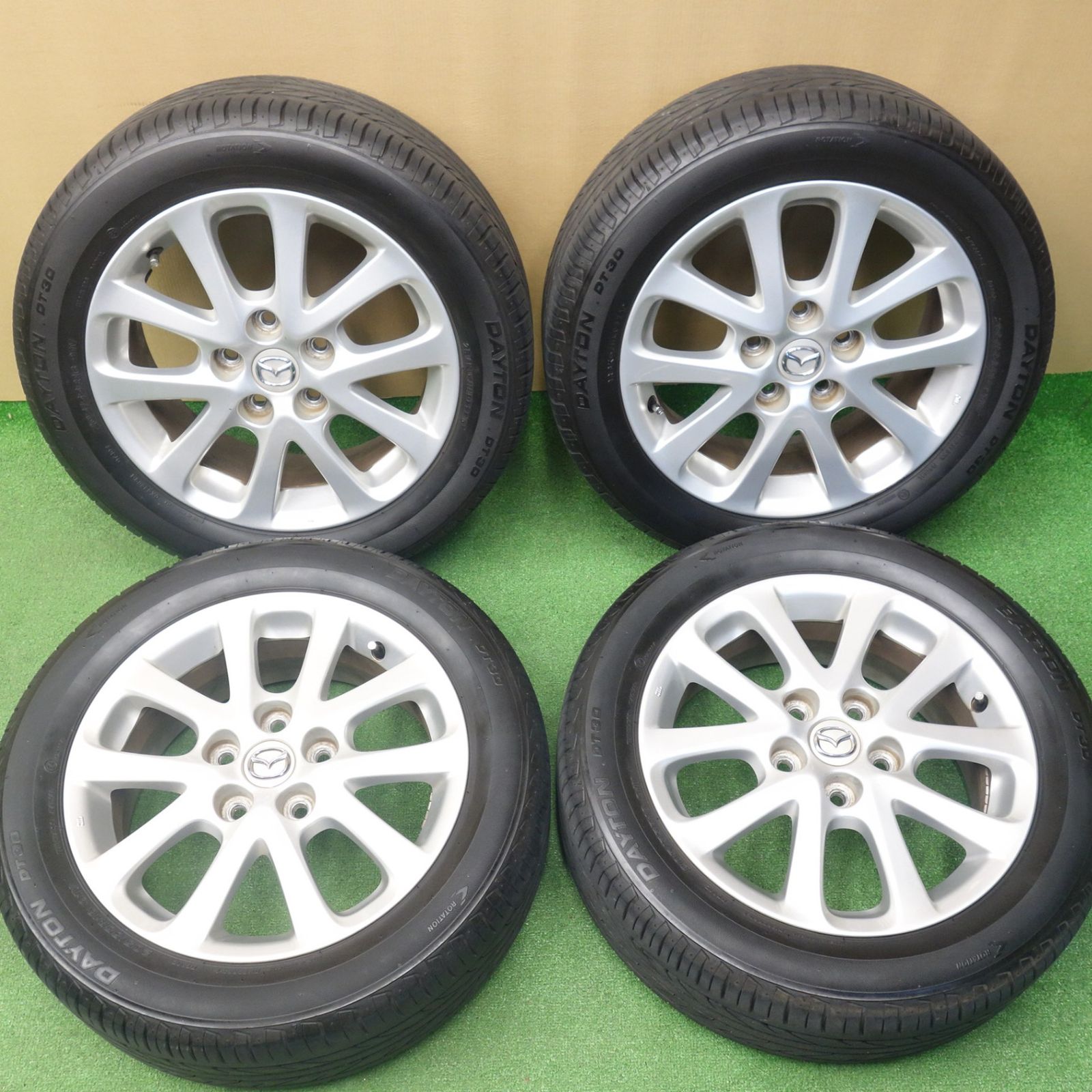 キレイ☆マツダ プレマシー アクセラ 純正 205/55R16 デイトン DT30 16 