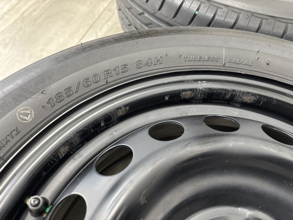 バリ溝】トヨタ アクア 純正 15in 5.5J +45 PCD100 ブリヂストン 