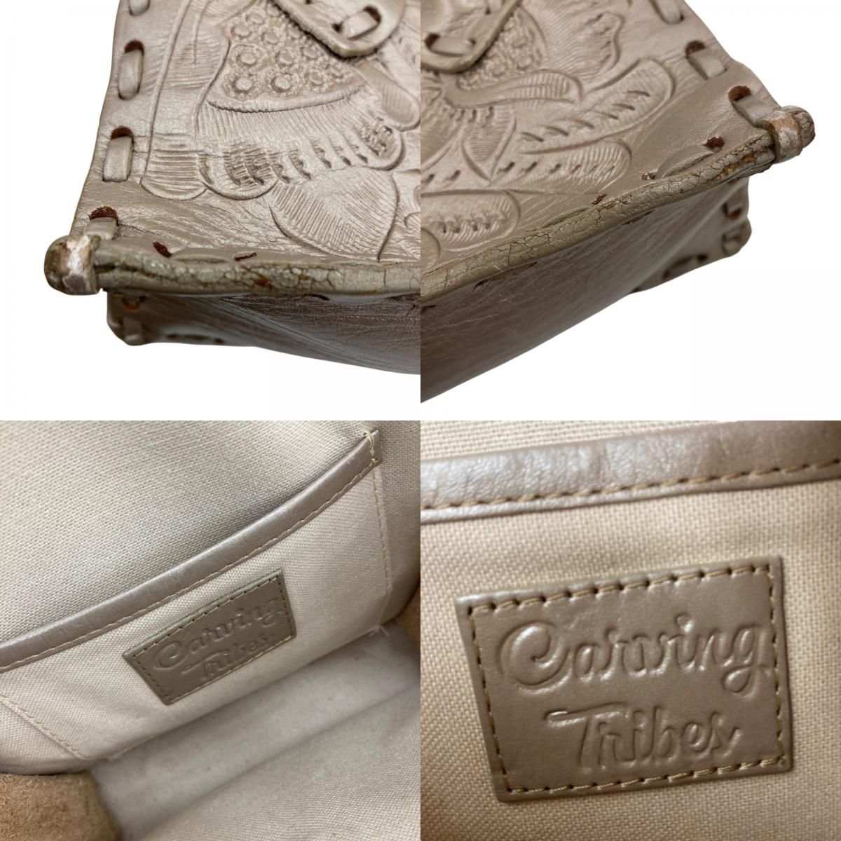 186000 現状品 Carvin Tribes カービングトライブス ショルダーバッグ 186000 現状品 Carvin Tribes カービングトライブス ショルダーバッグ