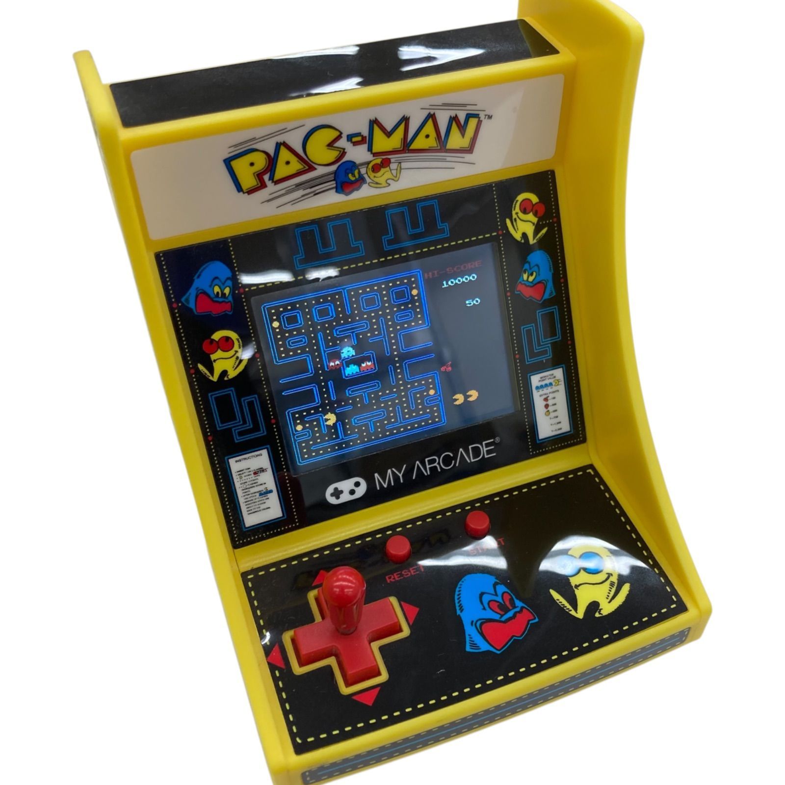 186000 現状品 BANDAI バンダイナムコ ミニレトロゲーム パックマン 