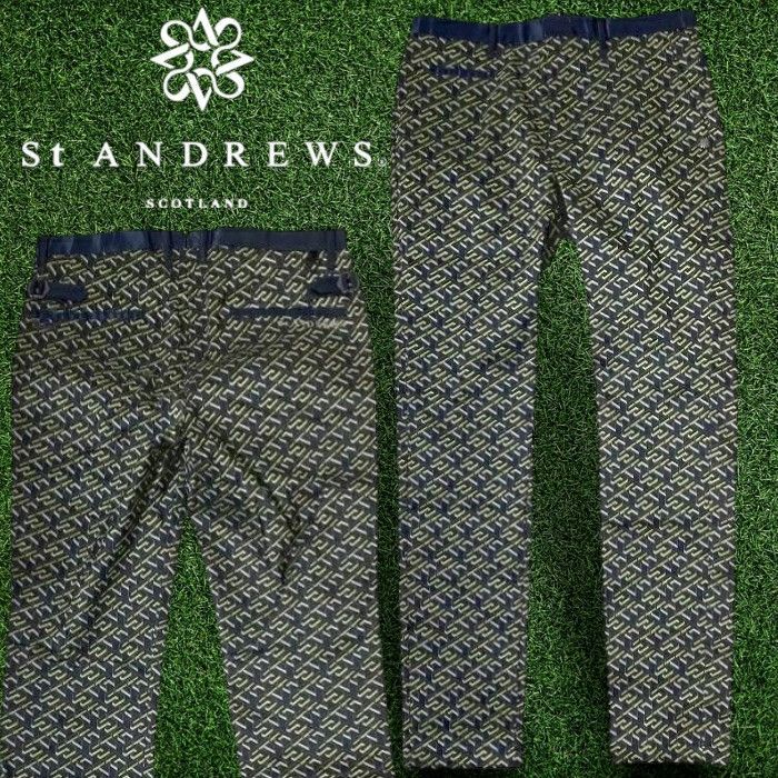 未使用】定価4.1万円St ANDREWS STAキューブロゴジャガードパンツ
