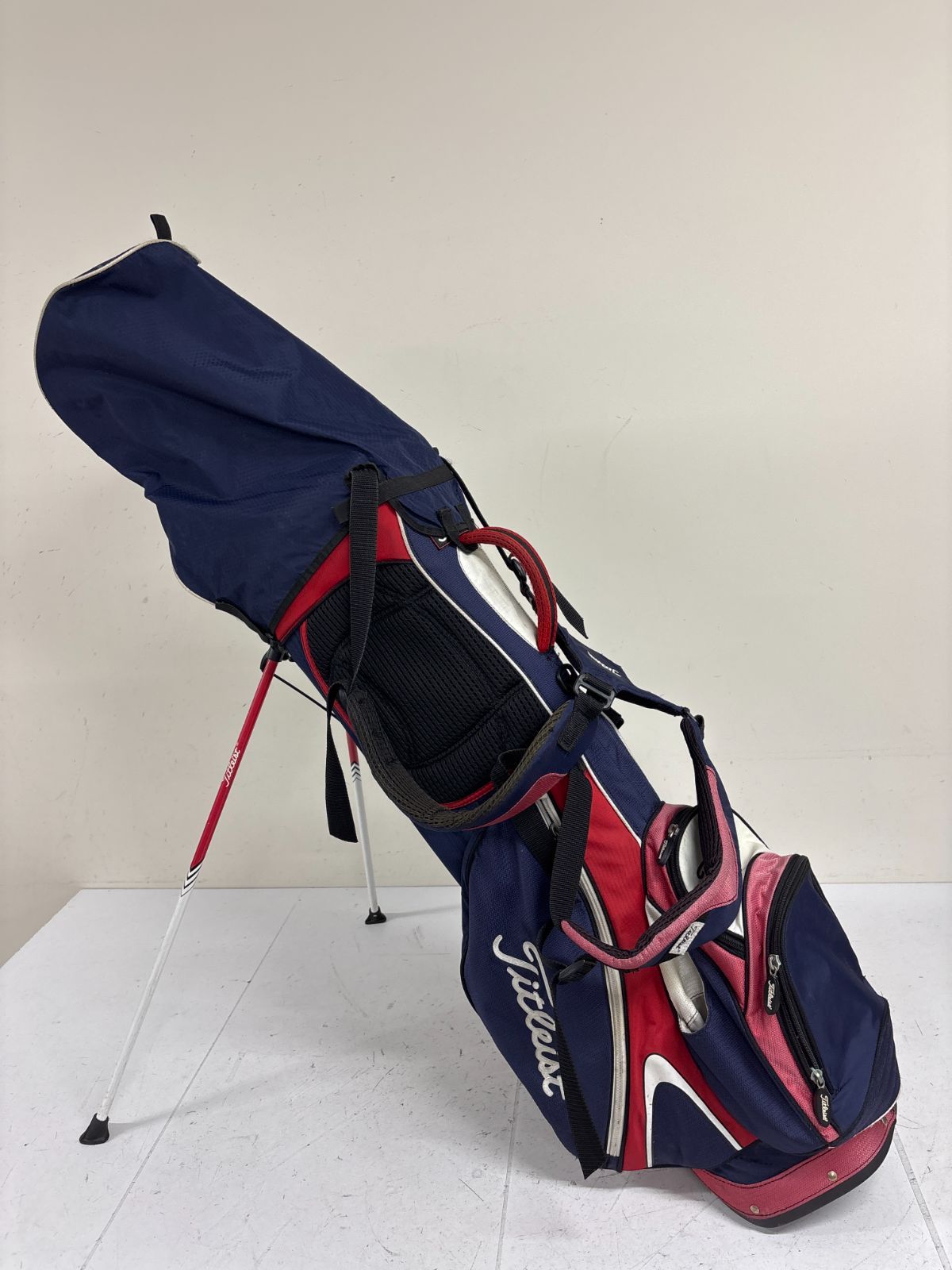 【希少品】タイトリスト キャディバッグ 送料込み 送料無料【希少3点式/フード付】Titleist タイトリスト スタンド