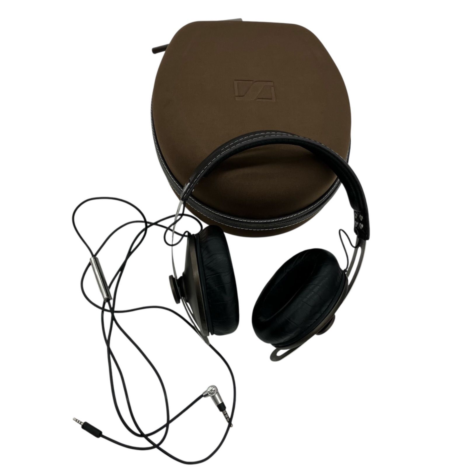 186000 現状品 SENNHEISER ゼンハイザア イヤホン・ヘッドホン（有線） ゼンバイザーヘッドフォン SENNHEISER MOMENTUM ブラック ケース付き [250527HM150265] 186000 動作未確認 SENNHEISER ゼンハイザア イヤホン・ヘッドホン