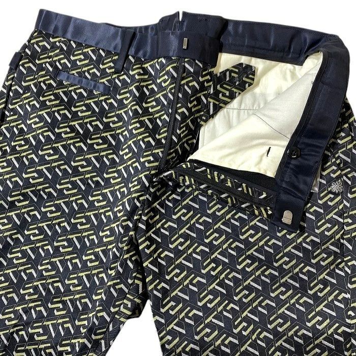 未使用】定価4.1万StANDREWS STAキューブロゴジャガードパンツLL 楽天