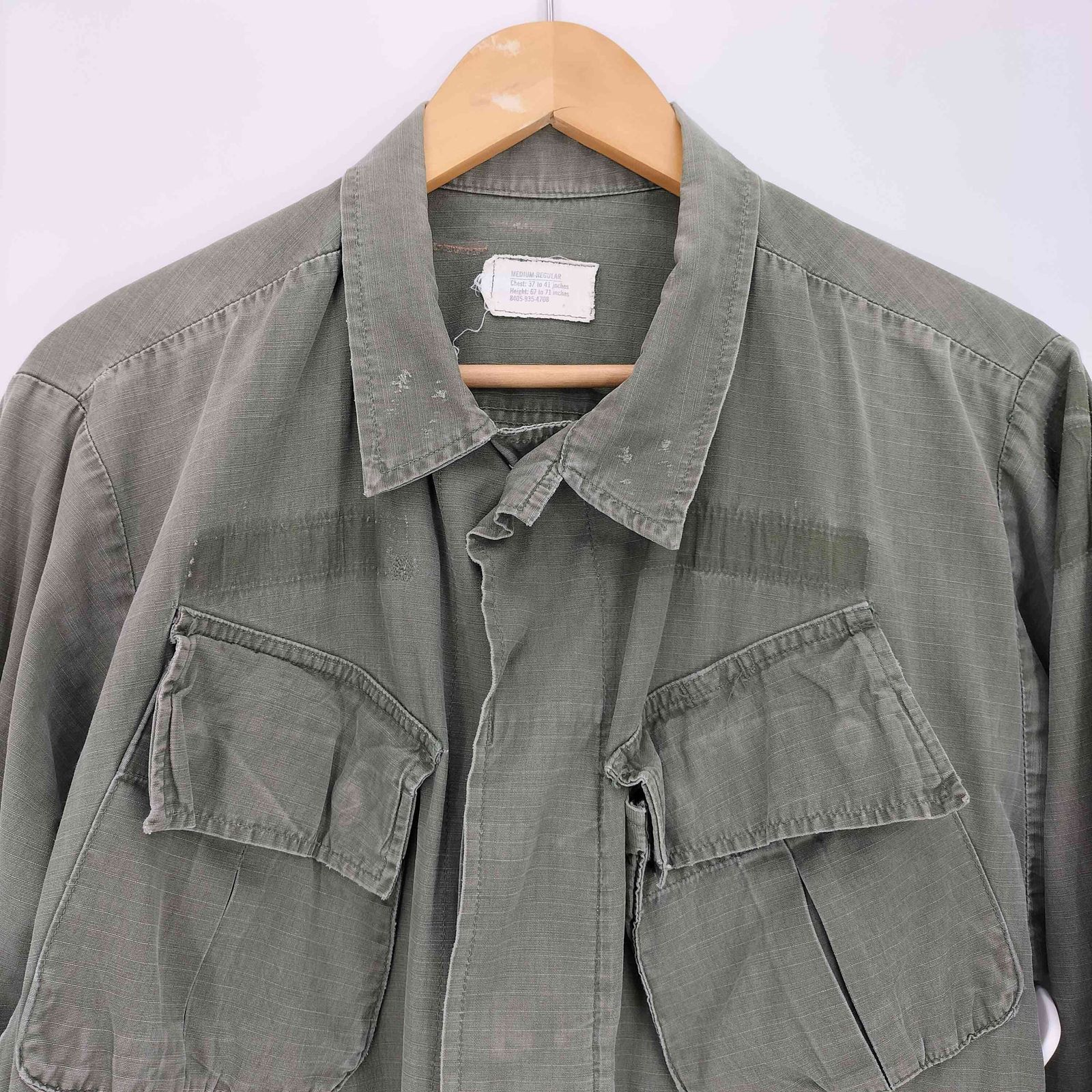 ユーエスアーミー U.S. ARMY 70s 70年会計 5th Jungle Fatigue Jacket 