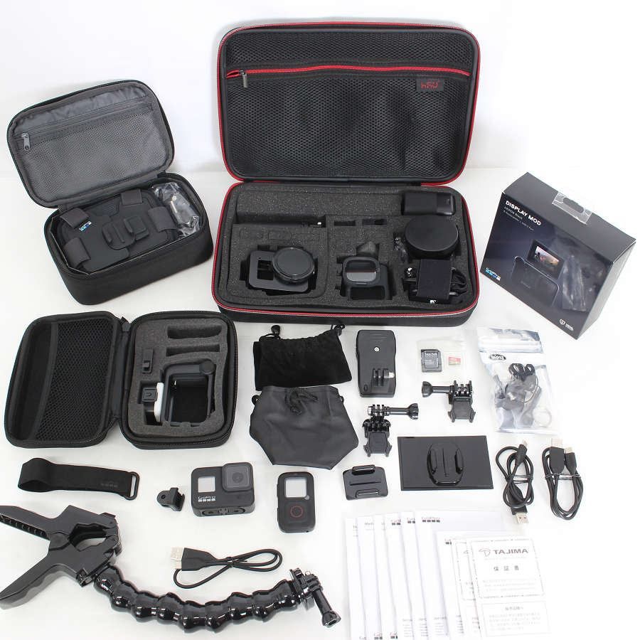 美品】GoPro HERO8 BLACK CHDHX-801-FW 追加アクセサリー多数あり 