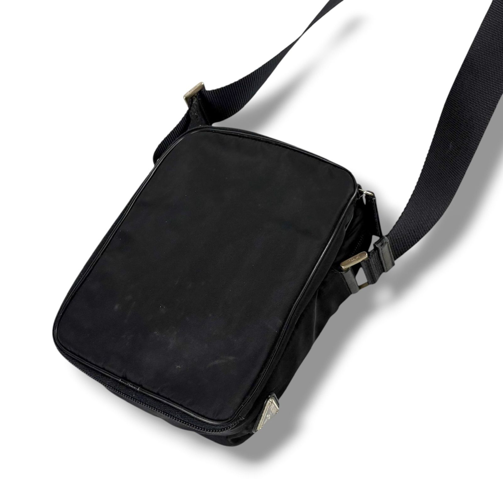 プラダ PRADA トライアングルロゴ クロスボディバッグ カメラバッグ 