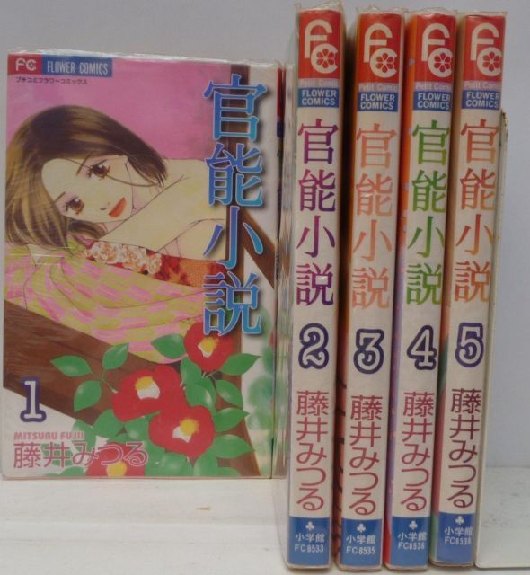 官能小説５冊 中古】官能小説 全5巻完結(フラワーコミックス) [マーケットプレイス
