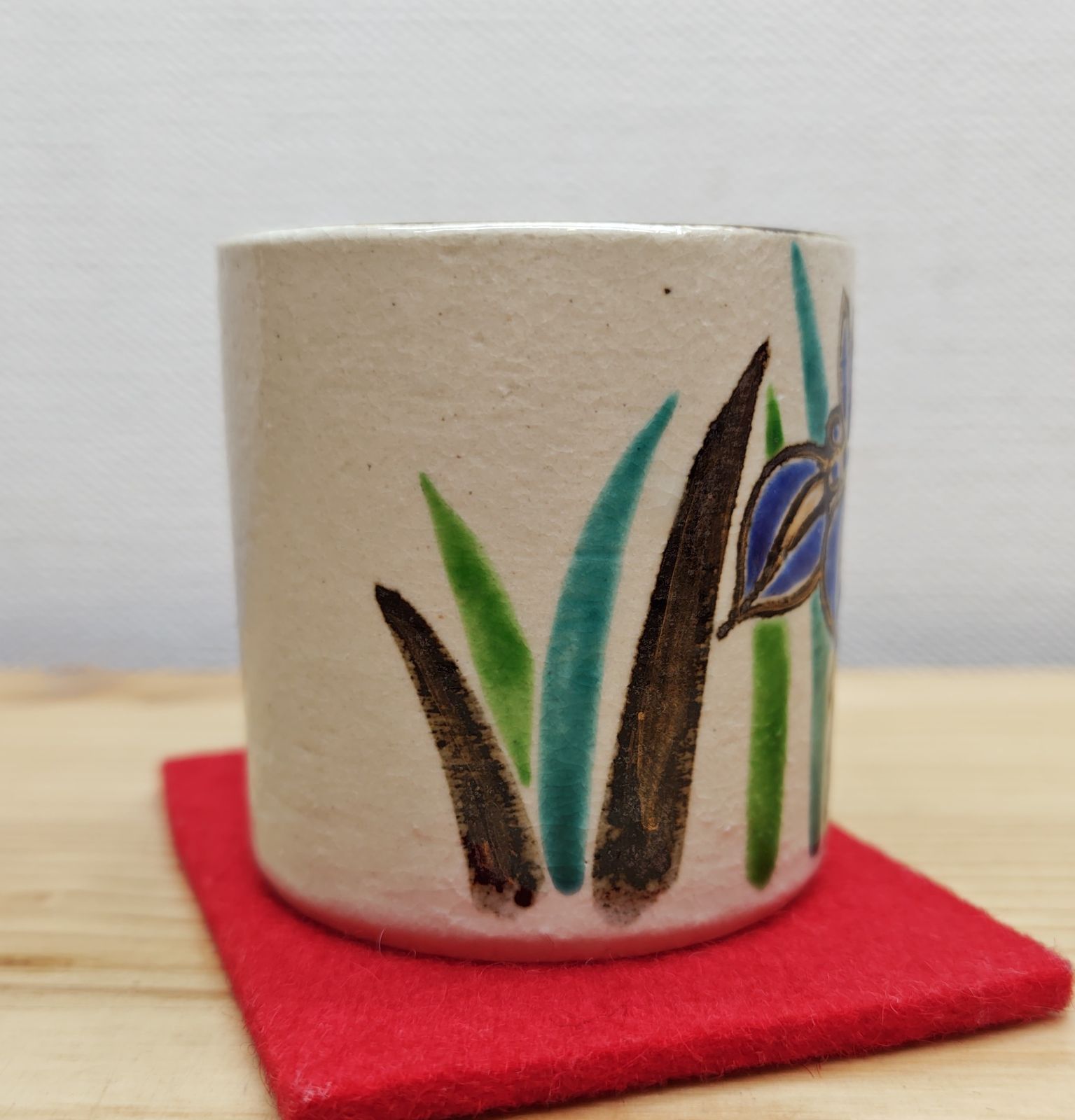 送料込【逢絢亭・新品】茶道具 蓋置 京焼 乾山 菖蒲の図 手塚桐鳳 共箱入り 逢絢亭・新品】茶道具 蓋置 京焼 乾山 菖蒲の図 手塚桐鳳 共箱入り