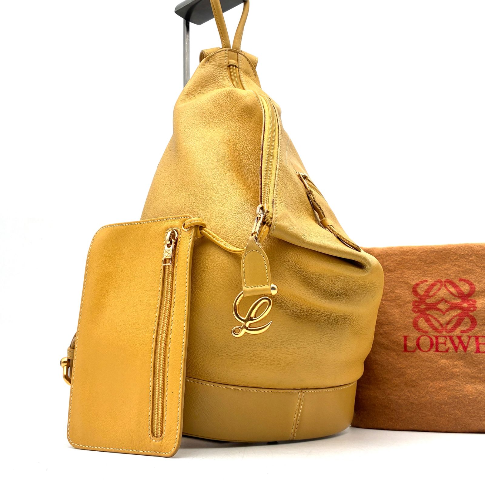 LOEWE ロエベ ナッパアイレ ハンドバッグ ゴールド系 | 結婚式