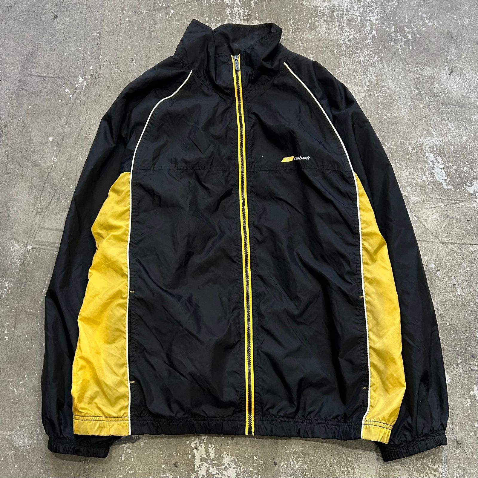90s Reebok nylon jacket リーボック ナイロンジャケット 古着 Lサイズ 