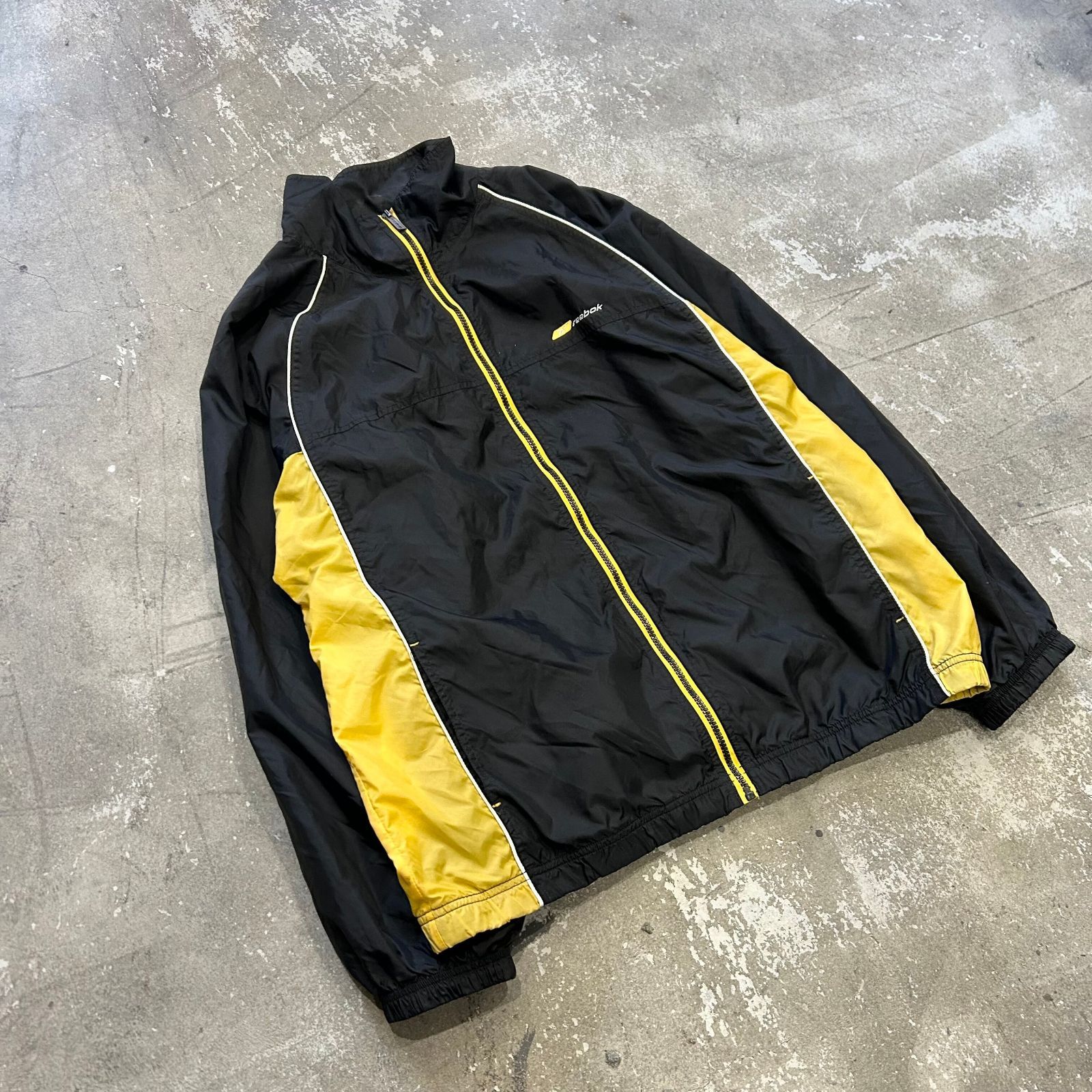 90s Reebok nylon jacket リーボック ナイロンジャケット 古着 Lサイズ 