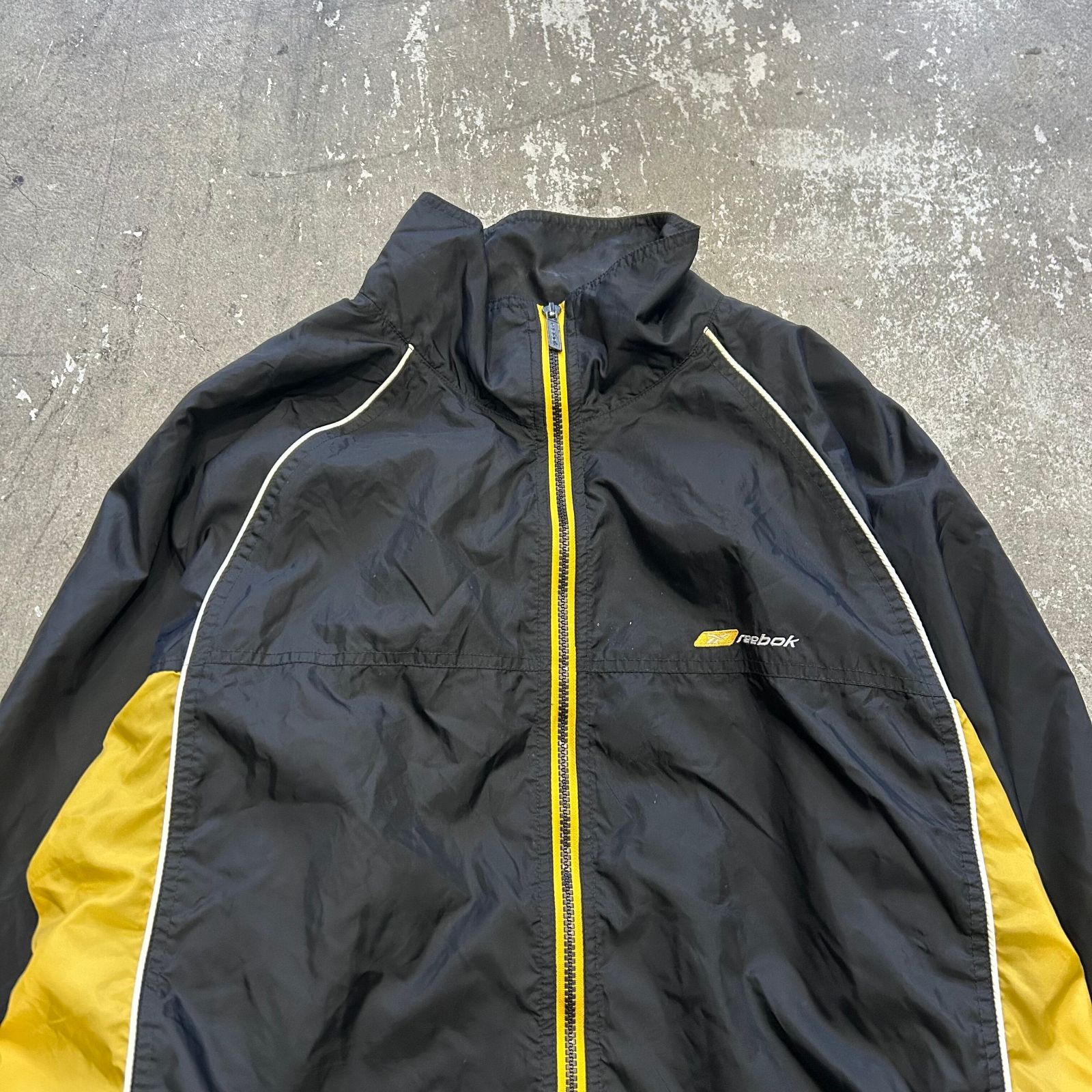 90s Reebok nylon jacket リーボック ナイロンジャケット 古着 Lサイズ 