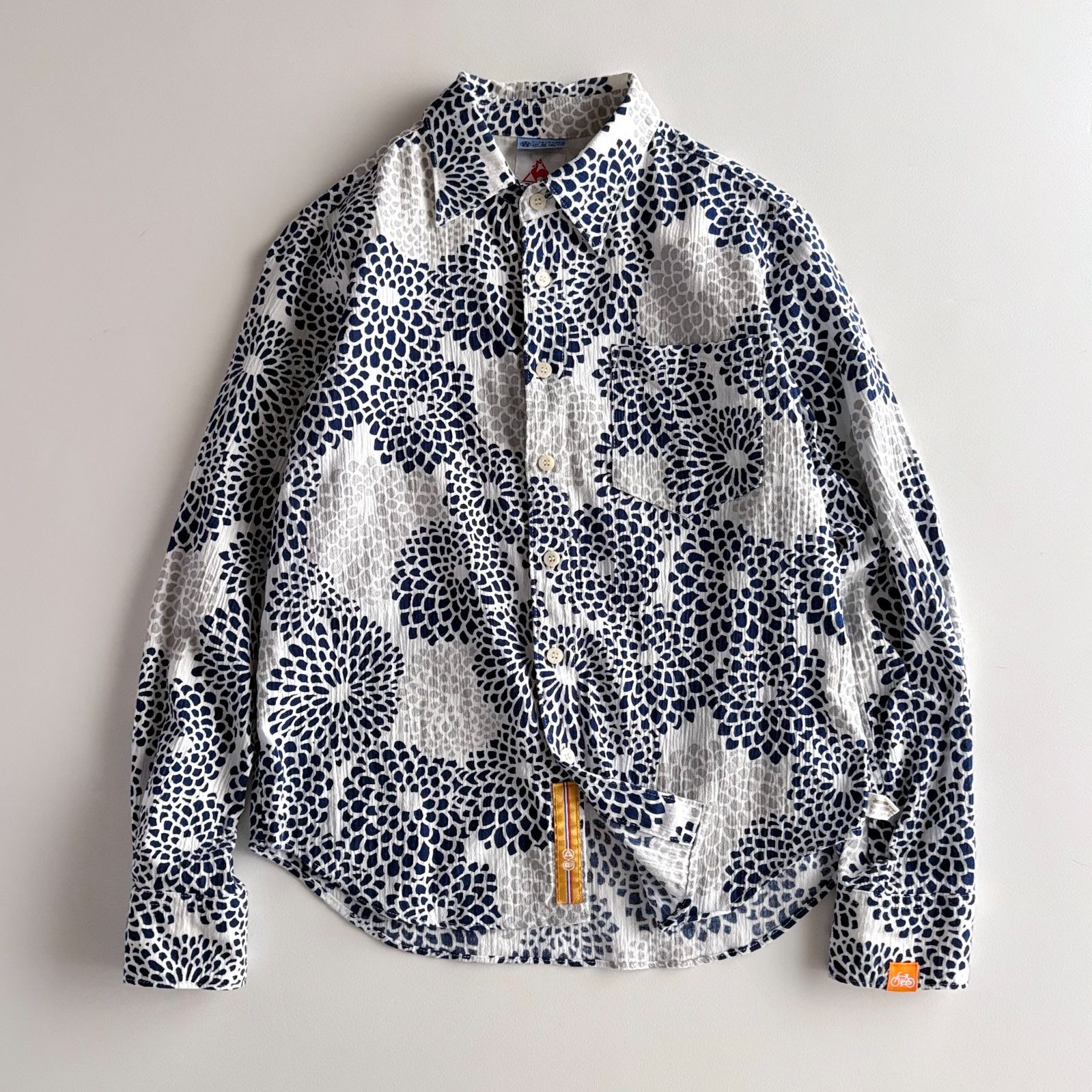 SOU・SOU le coq sportif コラボ 高島縮 菊づくし 男女兼用 SOU・SOU×le coq sportif ソウソウ×ルコックスポルティフ / コラボ