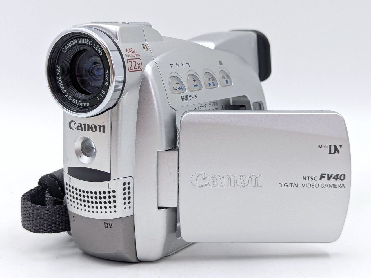 miniDVのダビングに！ Canon ビデオカメラ DM-FV M100 04 Canon キャノン DM-FV 40 miniDVビデオカメラ 整備済み miniDVテープ