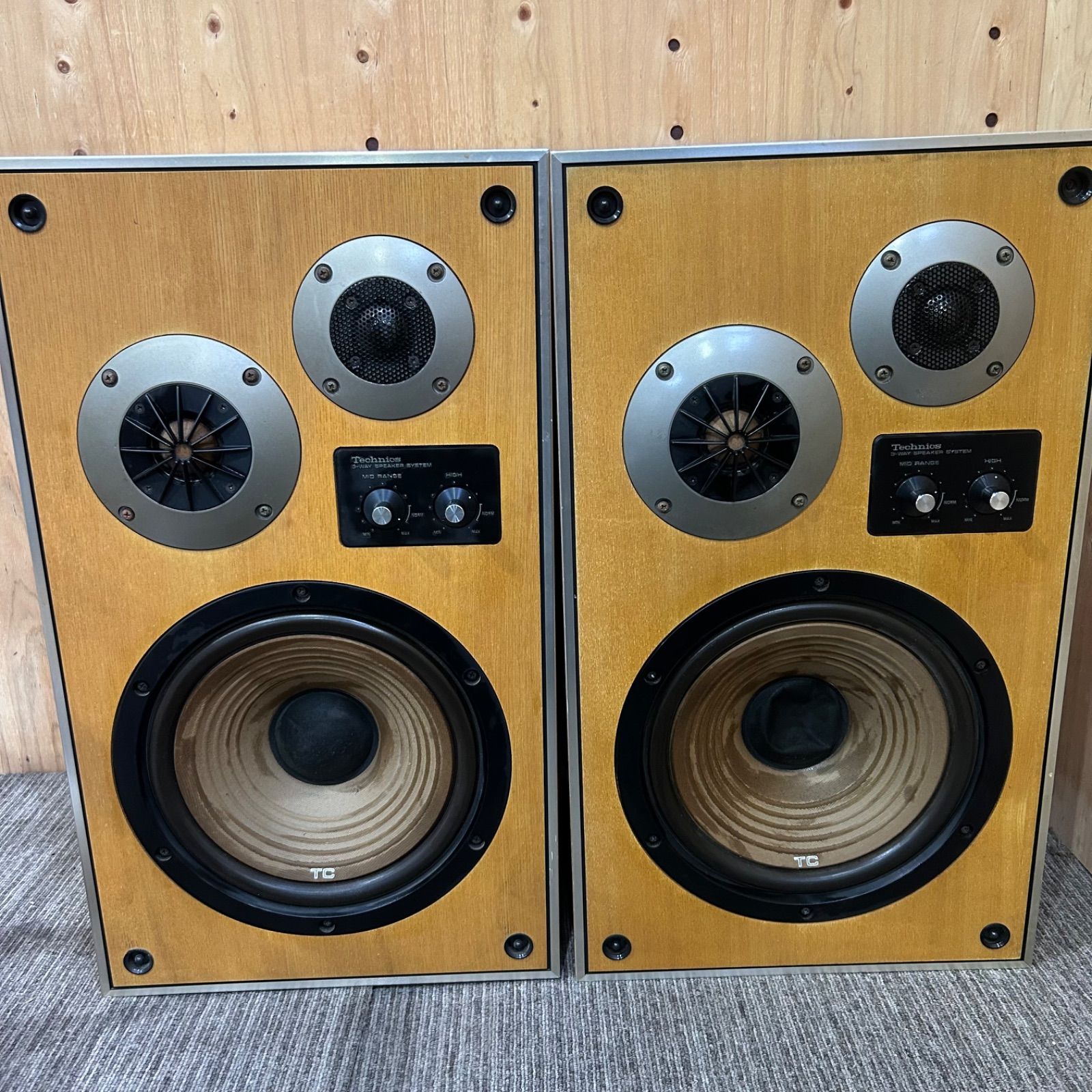 【名機】Technics SB-411 ホーンツイーター ペア スピーカー オーディオ機器 【名機】Technics SB-411 ホーンツイーター ペア