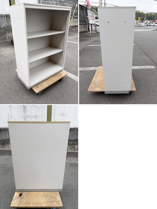 中古】【一部地域送料無料】イトーキ オープン書庫3段 ライトグレー 