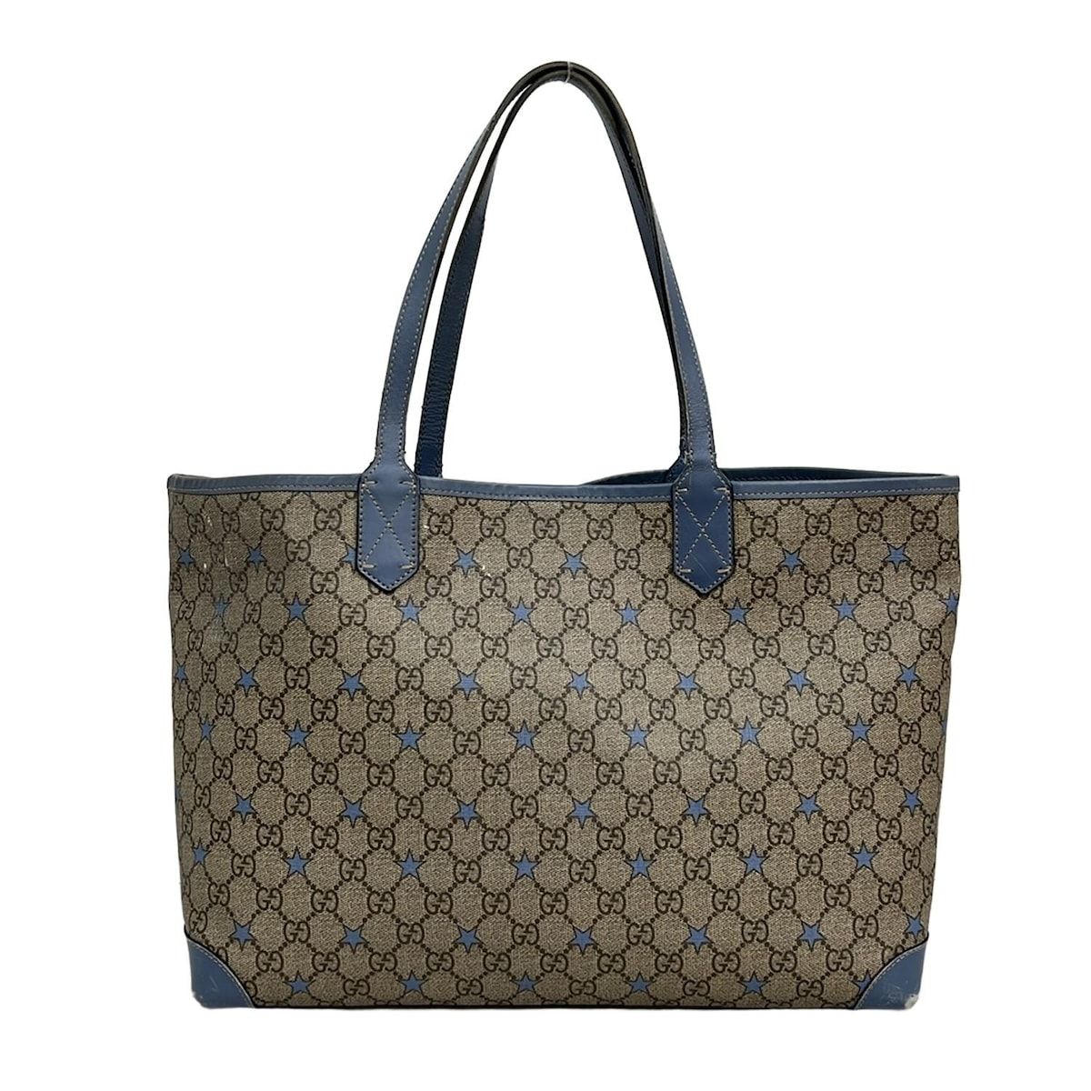 GUCCI(グッチ) トートバッグ GGスプリームスター 309498 グレー 