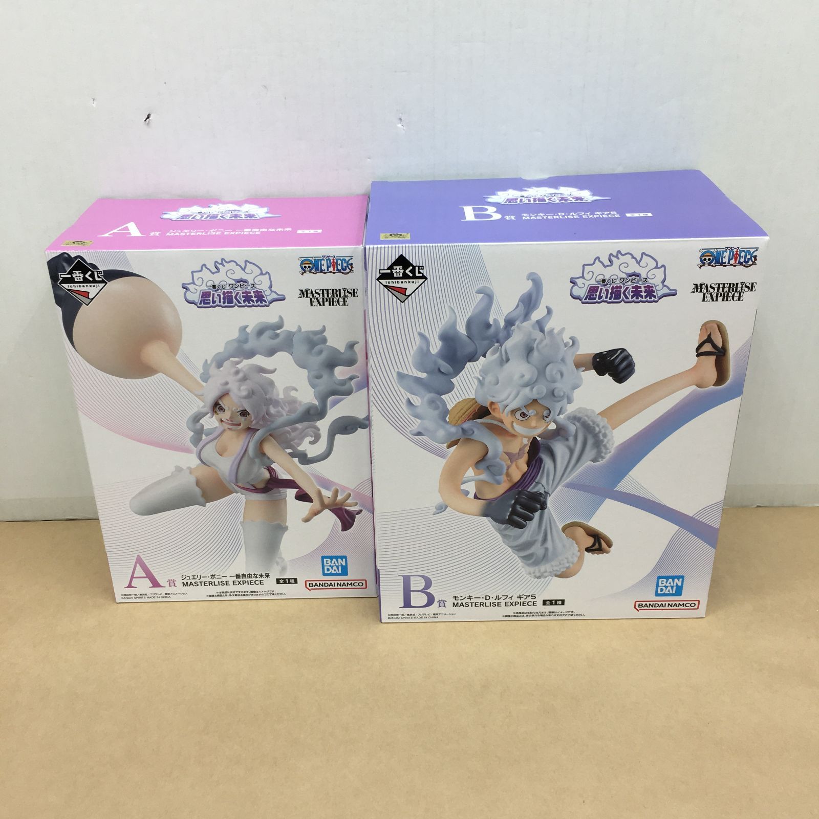 未開封 一番くじ ワンピース 思い描く未来 A賞 ボニー B賞 ルフィ