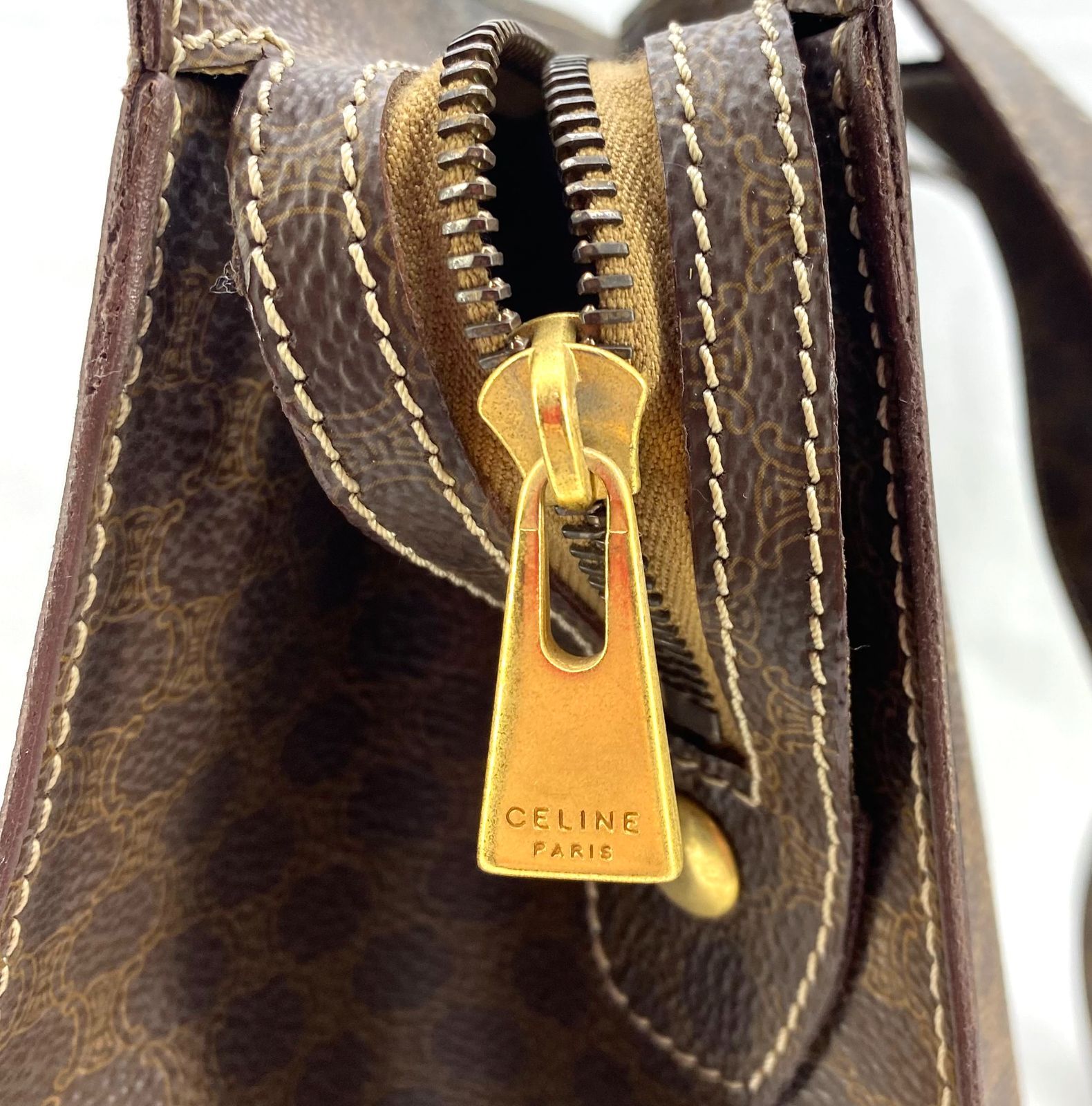 CELINE セリーヌ マカダム トート 肩掛け A4収納可 M95_254290 - メルカリ