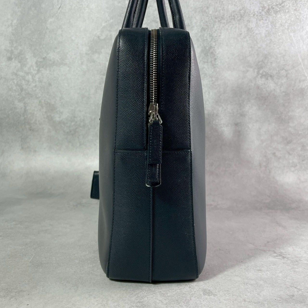 【良品】SAINT LAURENT ビジネスバッグ ミュージアム レザー 南京錠 美品 Saint Laurent サンローラン ミュージアム ブリーフケース