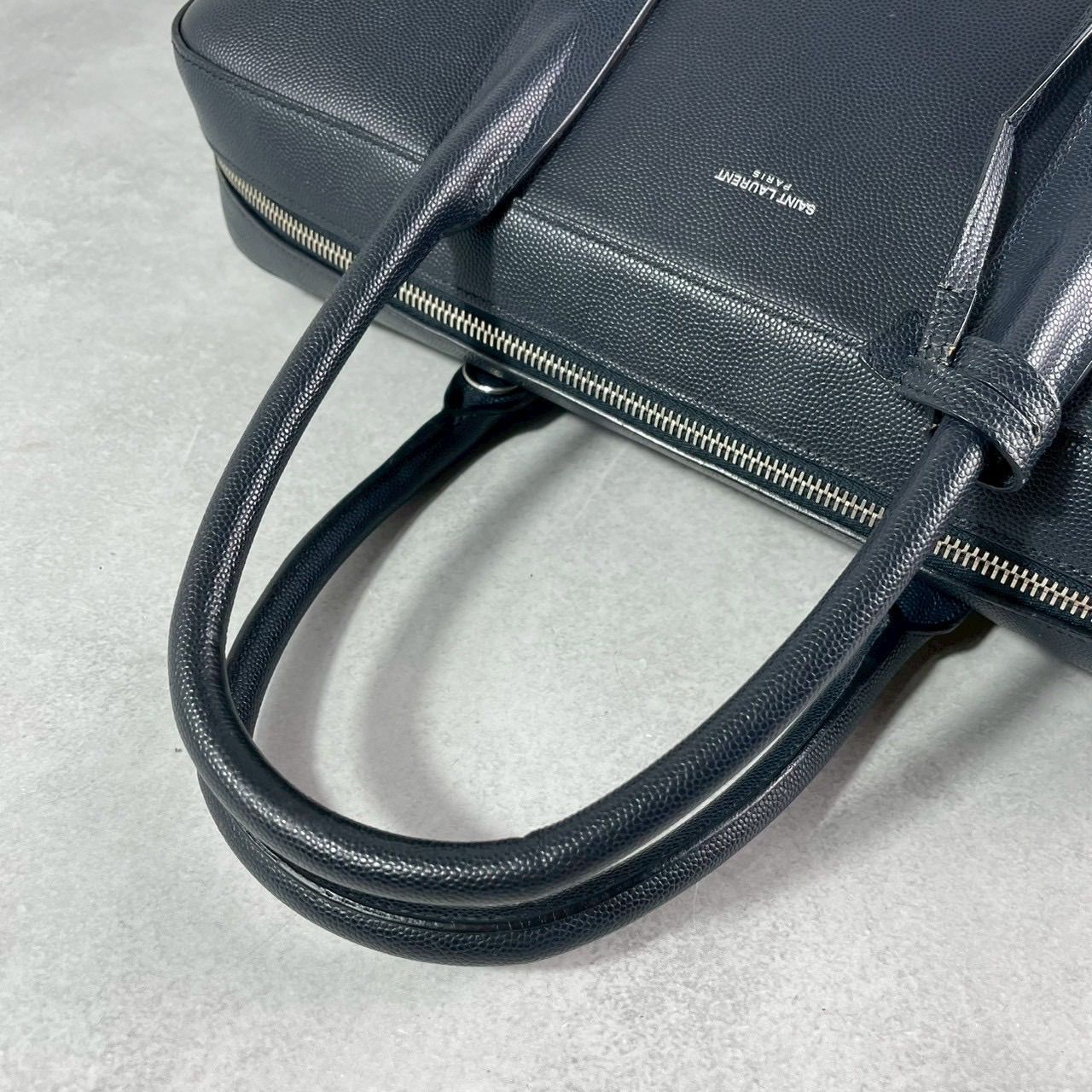 美品 Saint Laurent サンローラン ミュージアム ブリーフケース