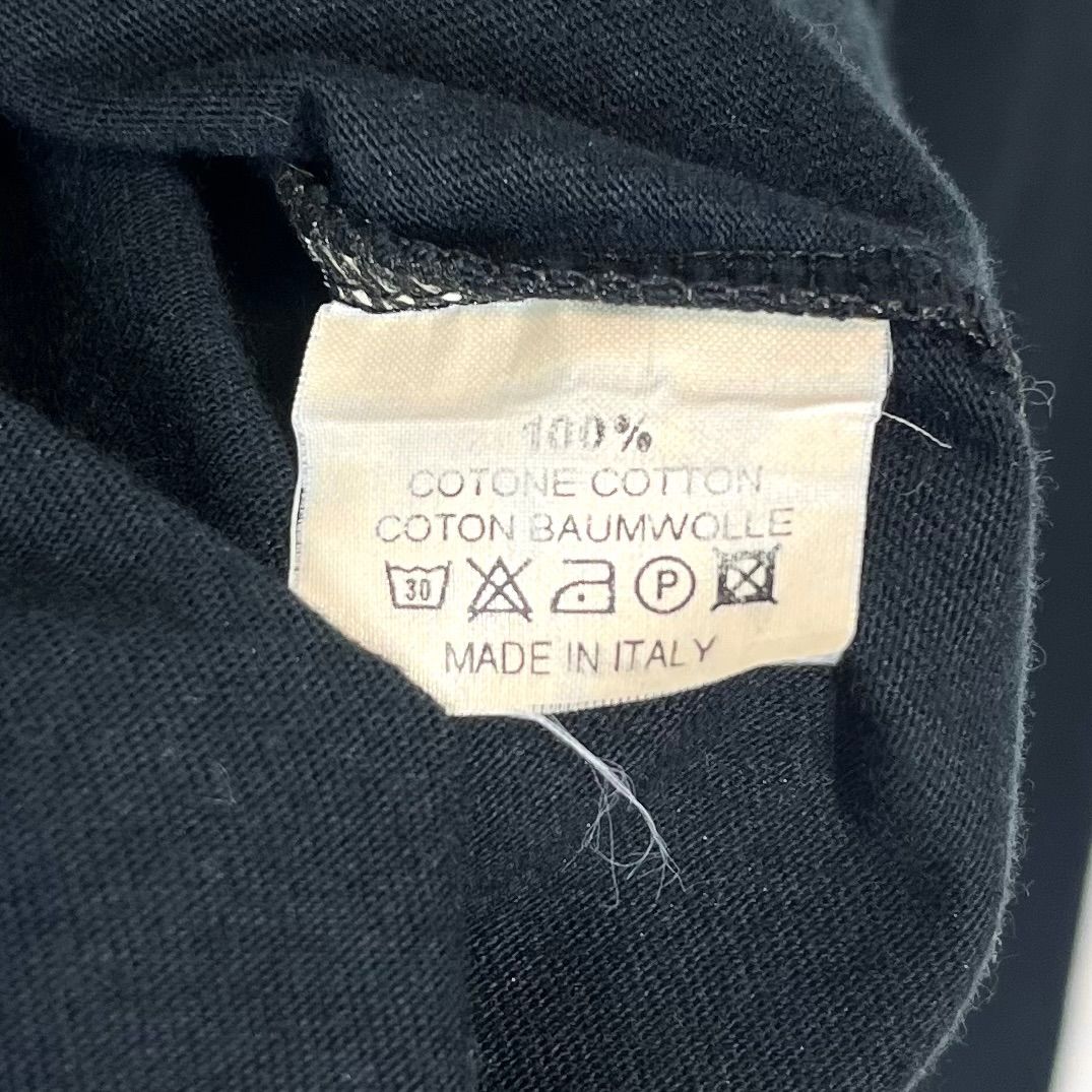 Du0026G DOLCEu0026GABBANA ドルチェアンドガッバーナ ロゴプリント ロングスリーブ Tシャツ ブラック メンズ 長袖トップス