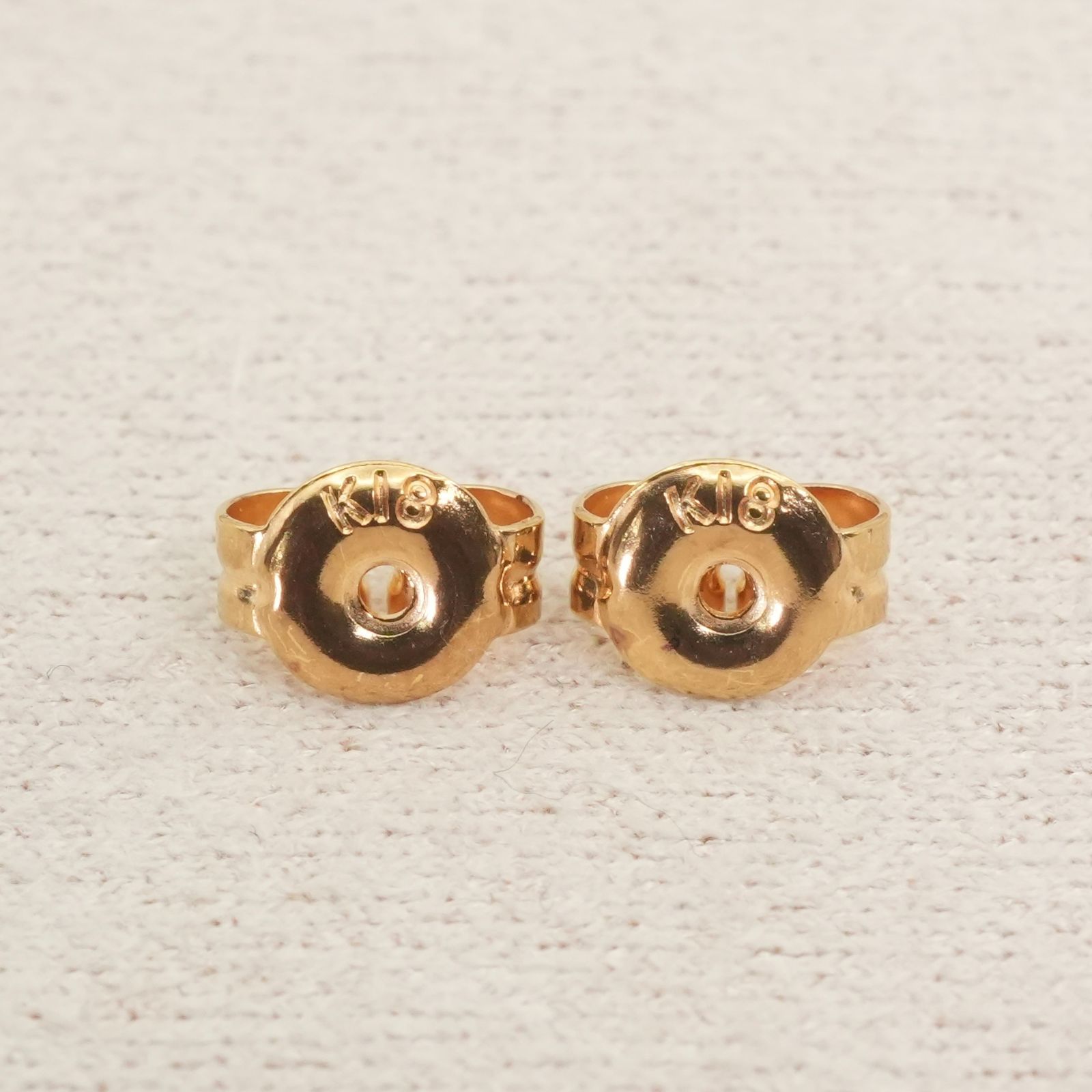 ポンテヴェキオ K18 フラワー ダイヤ 0.14ct ピアス/25-3998 - メルカリ