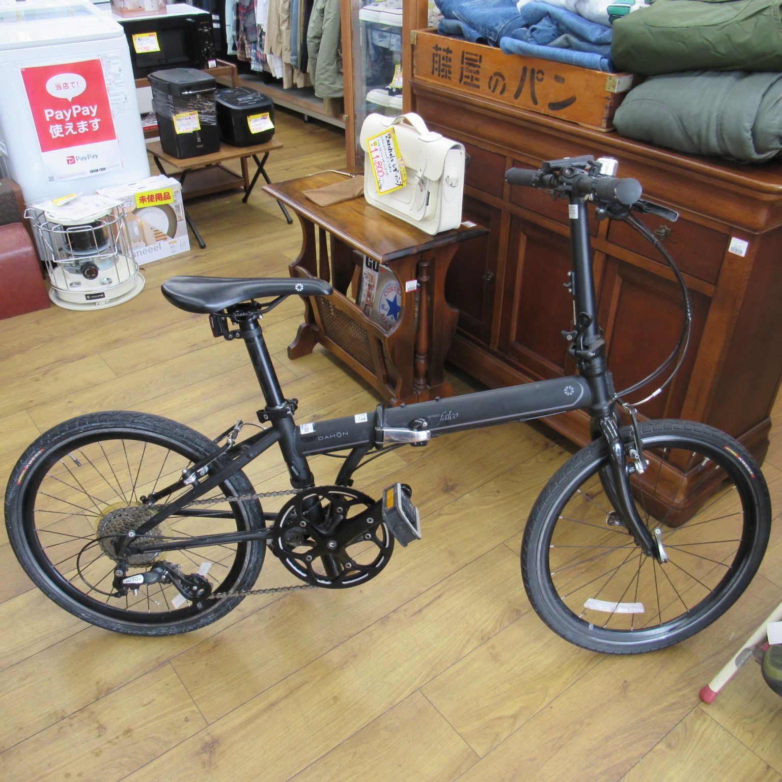 D391　★19800円★　折りたたみ中古自転車　DAHON　ルート　ブルー【20インチ 】 D391 ☆19800円☆ 折りたたみ中古自転車 DAHON ルート ブルー【20
