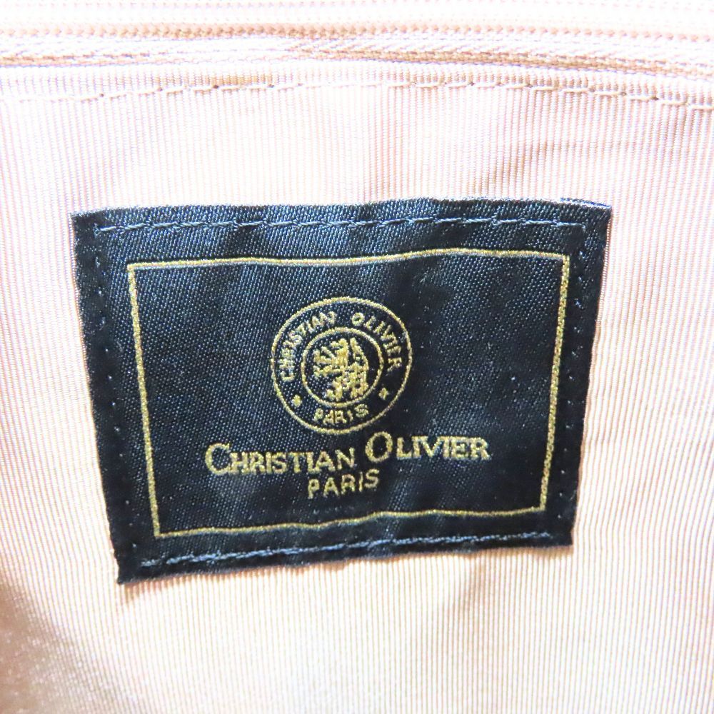 【中古】 CHRISTIAN OLIVIER クリスチャンオリビエ 3WAY 肩掛け ショルダーバッグ トートバッグ リュック ブラウン ロゴ 総柄 ナイロン 撥水加工 多機能 軽量 大容量 レディース A2601665 【無料ギフトラッピング承ります】 中古】 CHRISTIAN OLIVIER クリスチャンオリビエ 3WAY 肩掛け