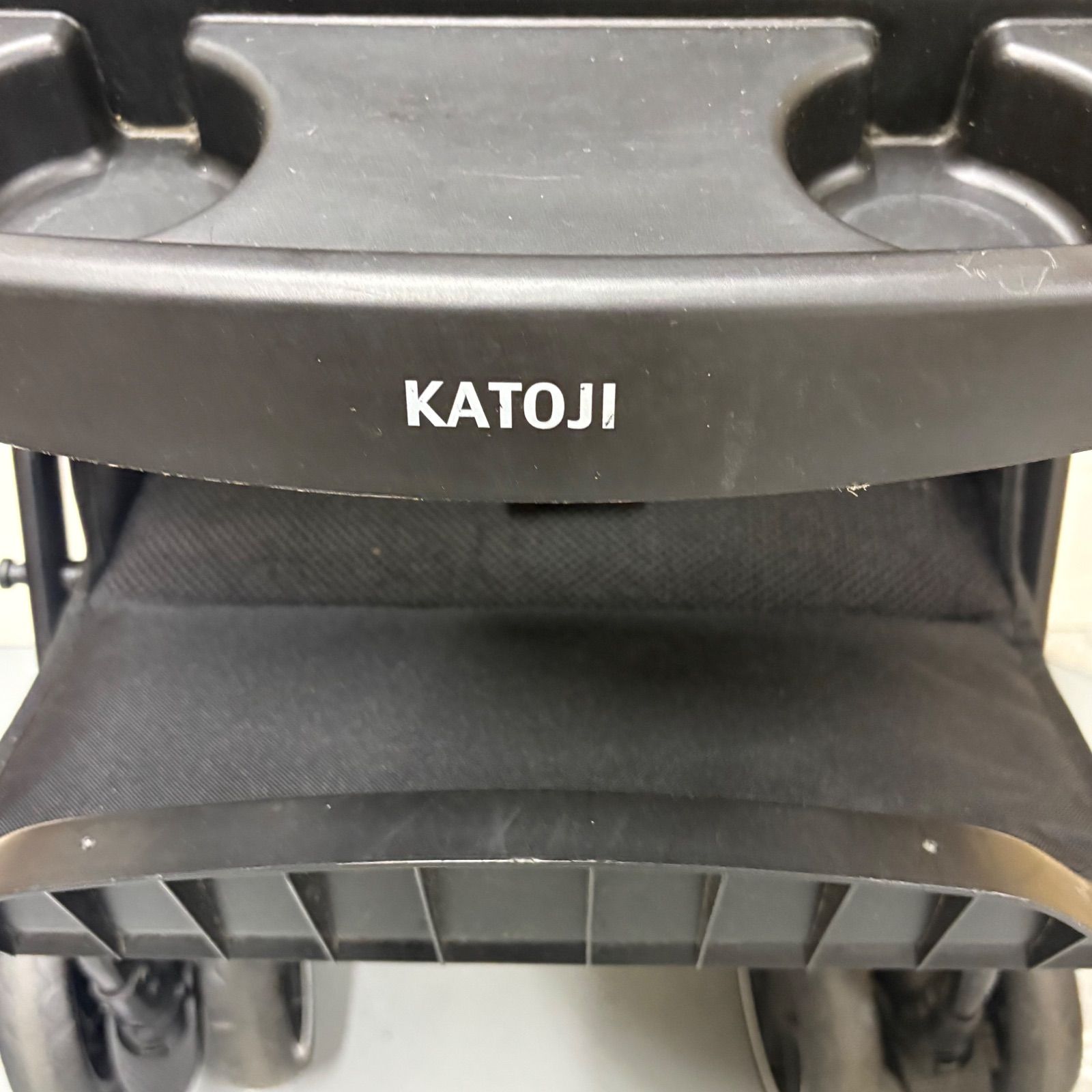 KATOJI 二人でゴー ブラック ドリンクホルダー付き スリム 年子 