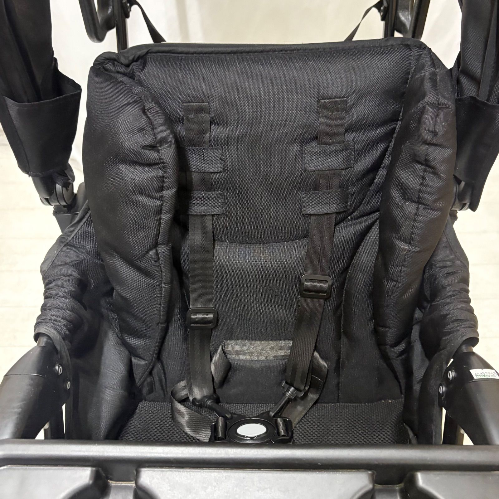 KATOJI 二人でゴー ブラック ドリンクホルダー付き スリム 年子 
