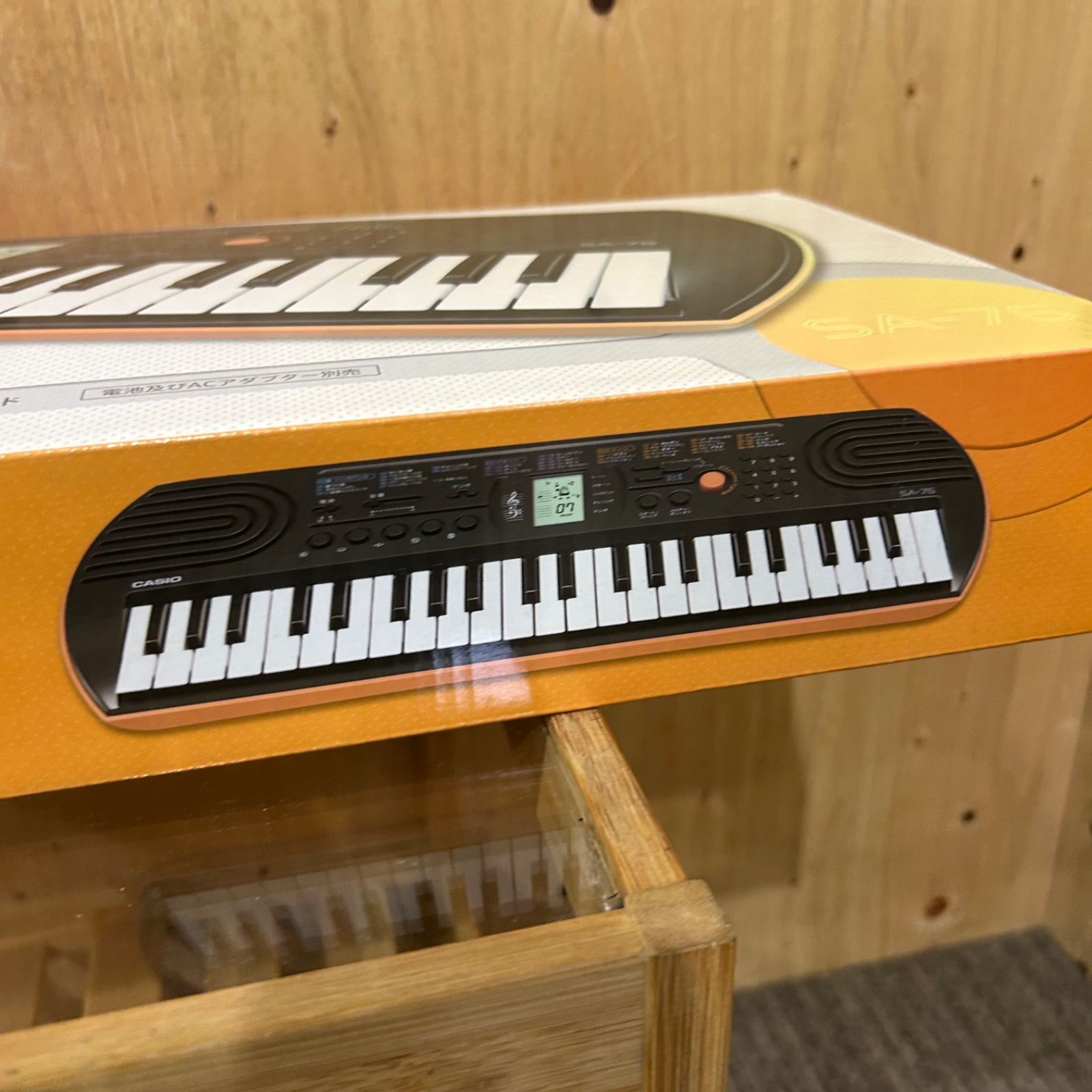 SGM】CASIO ミニキーボード SA-76 - メルカリ
