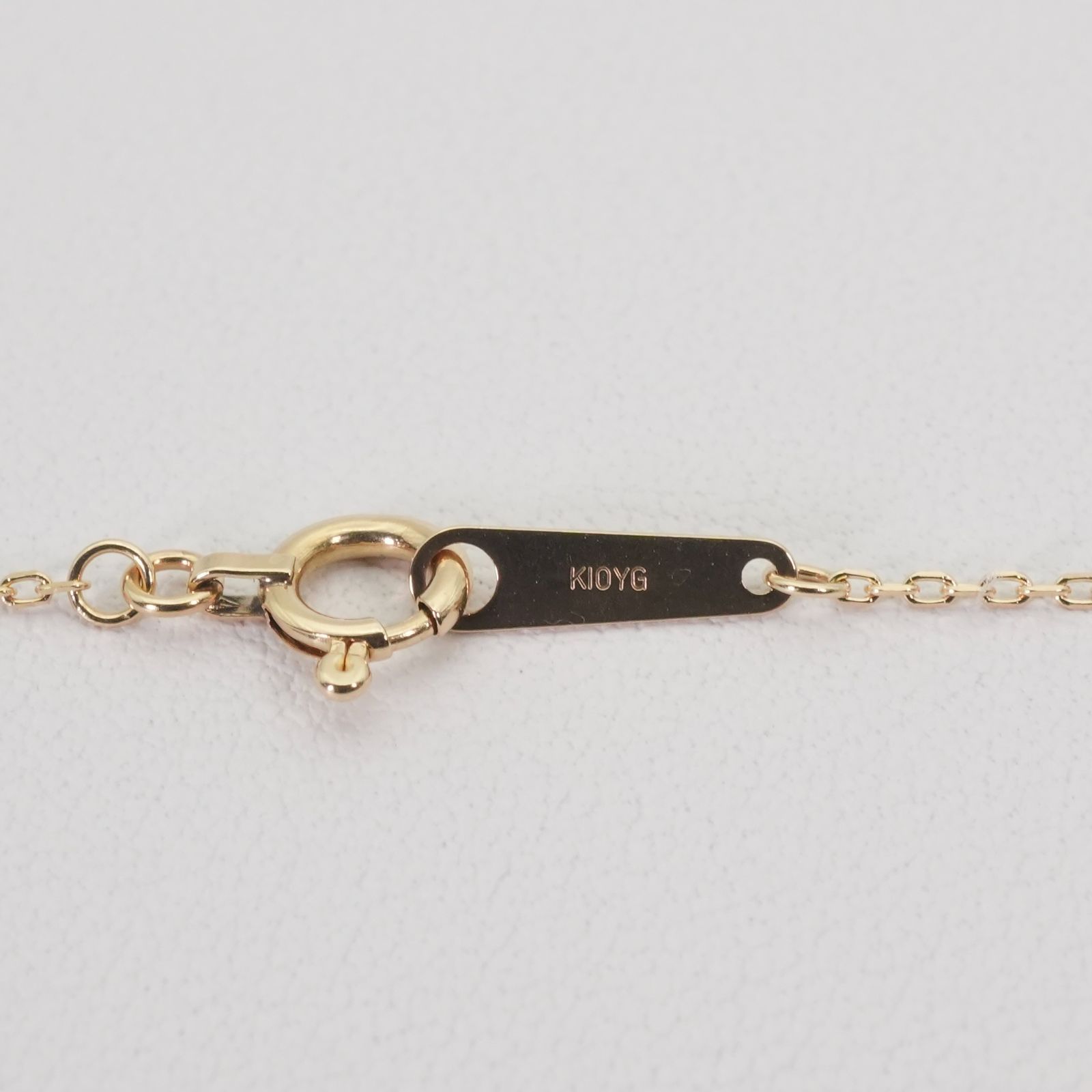 美品 アガット K10 ネックレス チェーン あずき agete/25-3933 - メルカリ