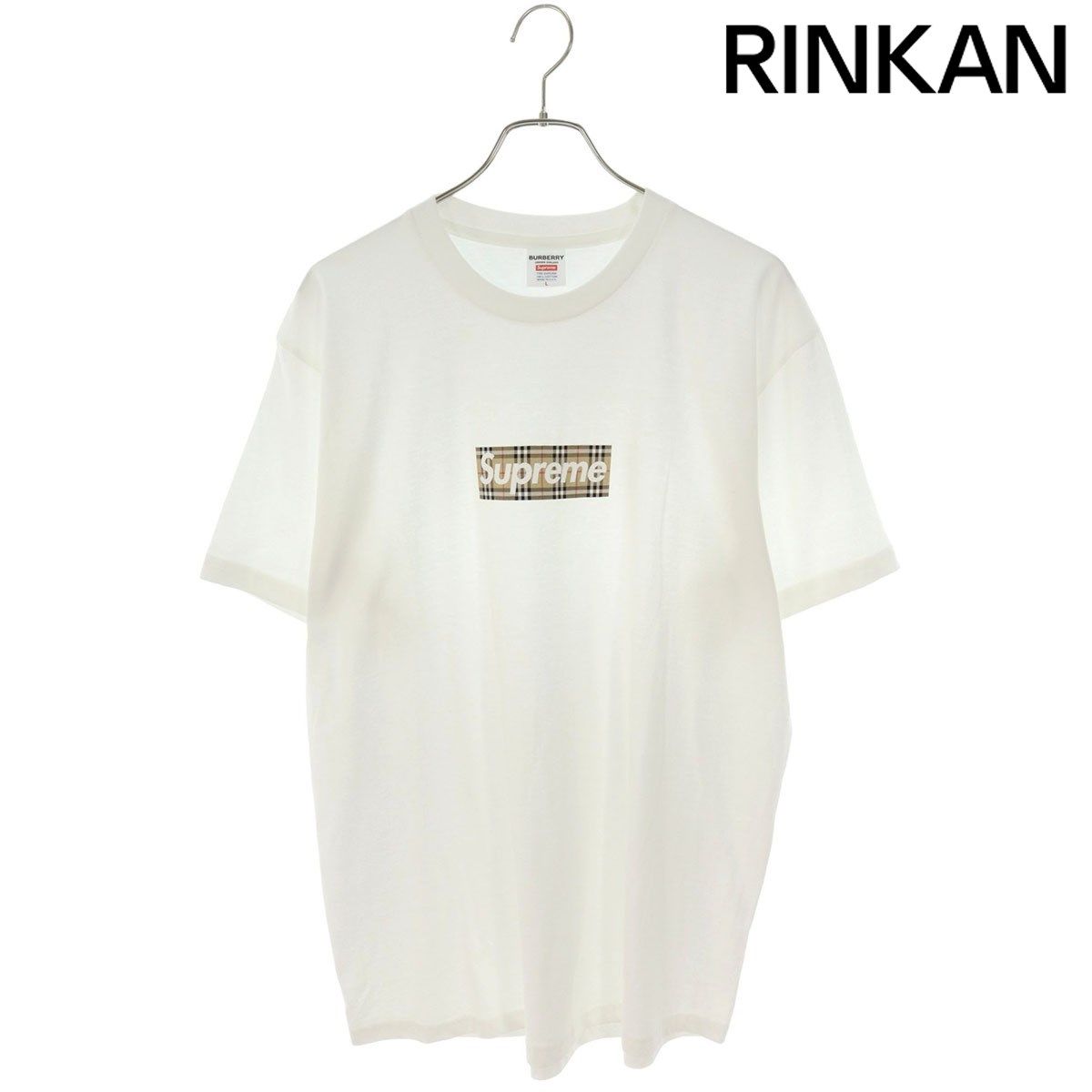 シュプリーム 22SS Burberry Box Logo Tee バーバリーボックスロゴT 