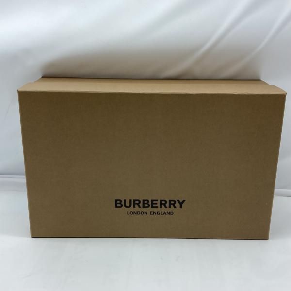 中古】BURBERRY LOW TOP SNEAKER UK6 ブラック/ホワイト バーバリー[19
