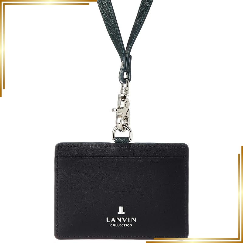 【新品】 [ランバンコレクション] couleur du vin(クウルール ド ヴァン) IDカードホルダー(ランバン・コレクション) JLMW0GE3 メンズ グリーン 1