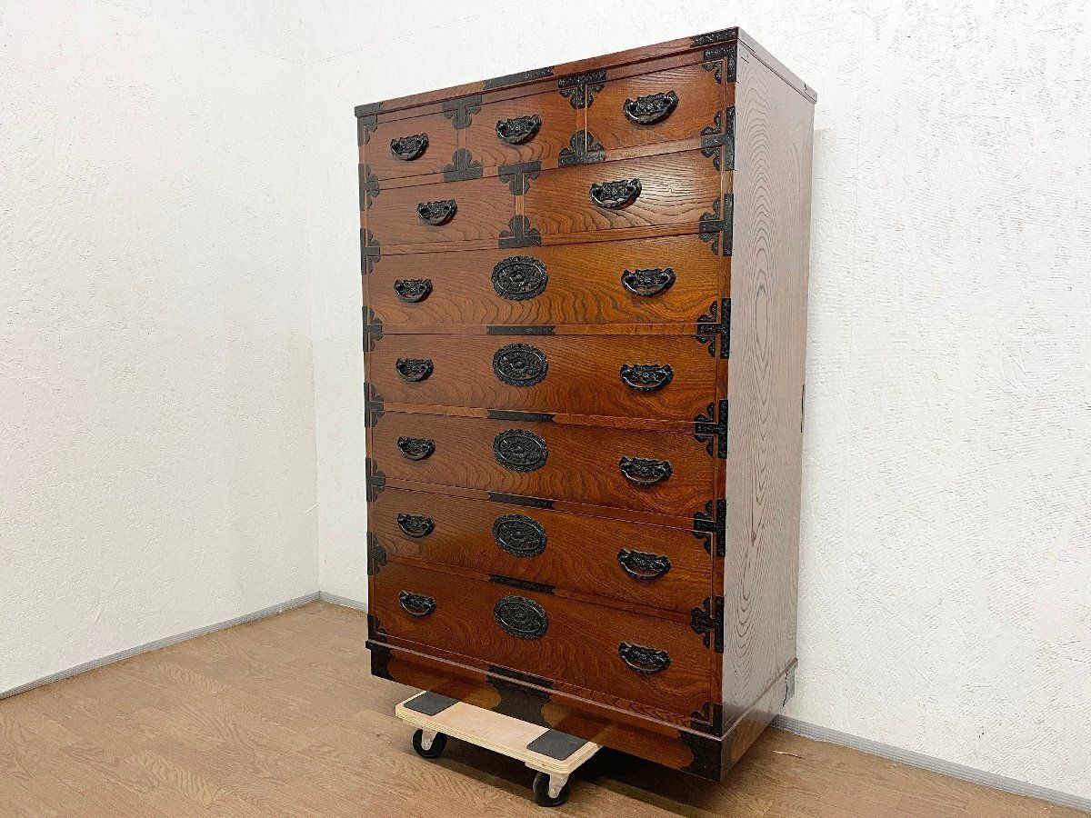 美品　小箪笥　民芸箪笥　7段　レトロ 美品 小箪笥 民芸箪笥 7段 レトロ 【公式通販】