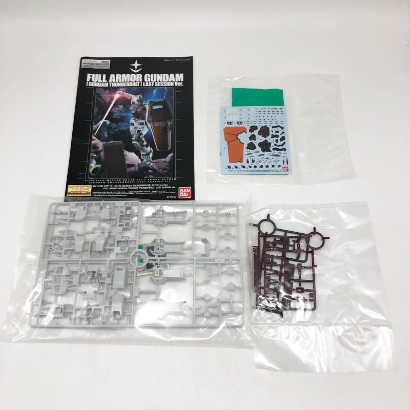 中古】未組立 MG 1/100 フルアーマー・ガンダム GUNDAM THUNDERBOLT版